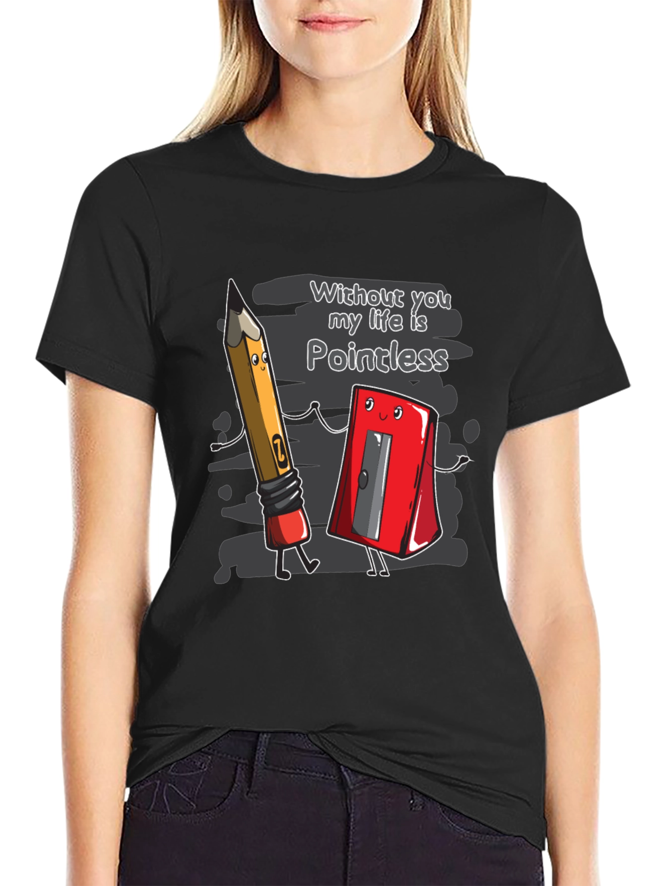 Pointless Love T-Shirt Funny Cartoon Tee