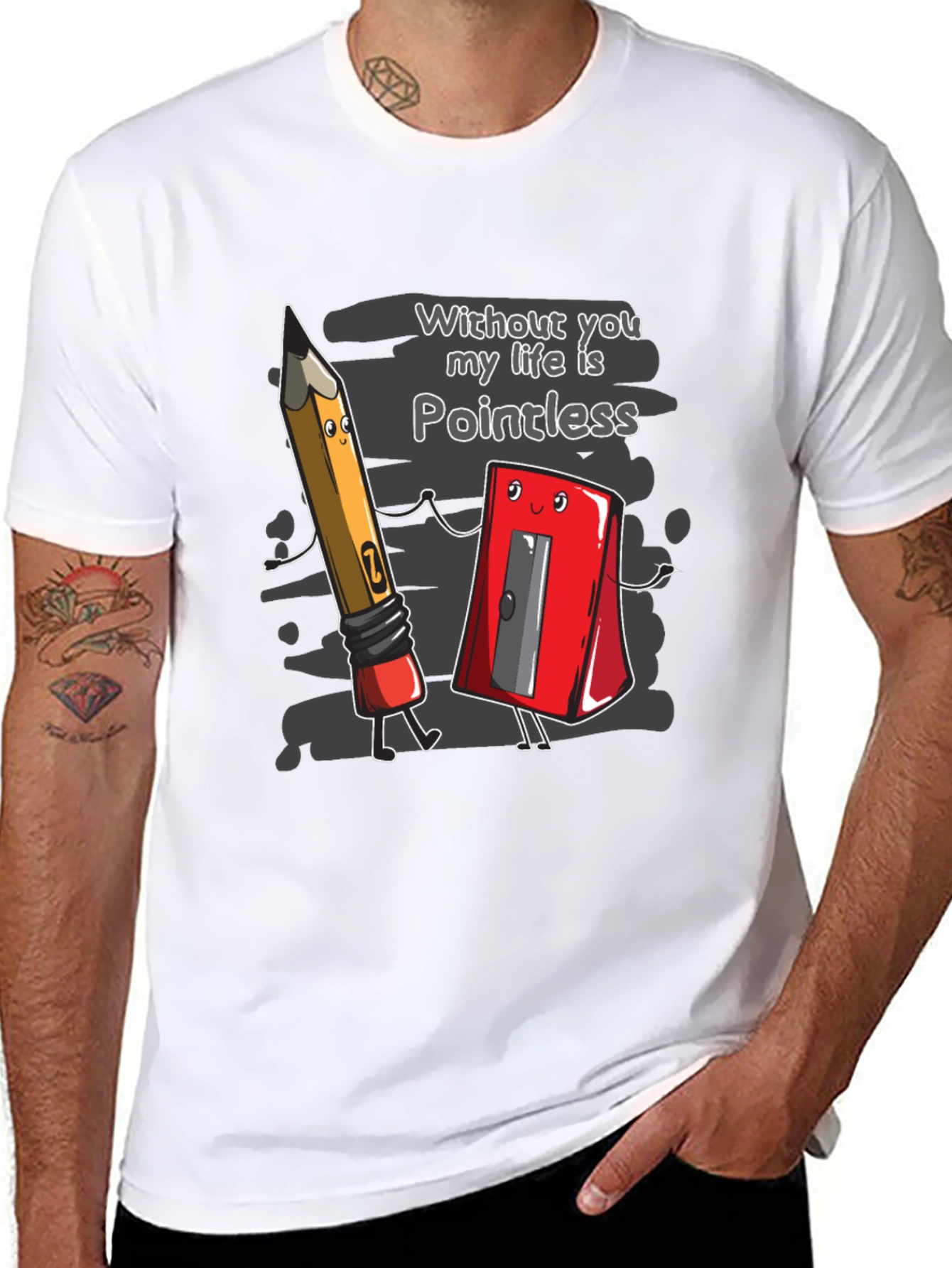 Pointless Love T-Shirt Funny Cartoon Tee