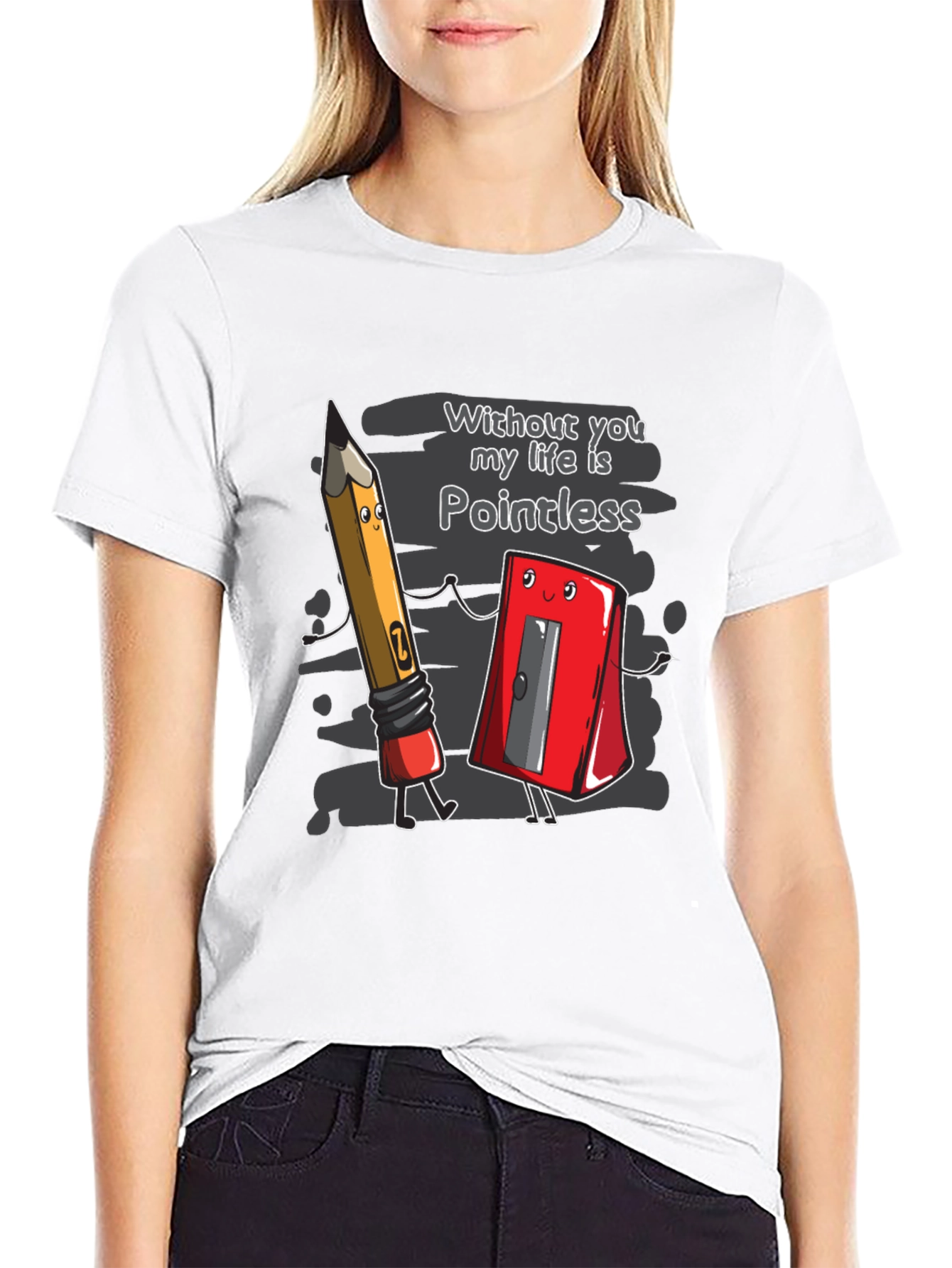 Pointless Love T-Shirt Funny Cartoon Tee