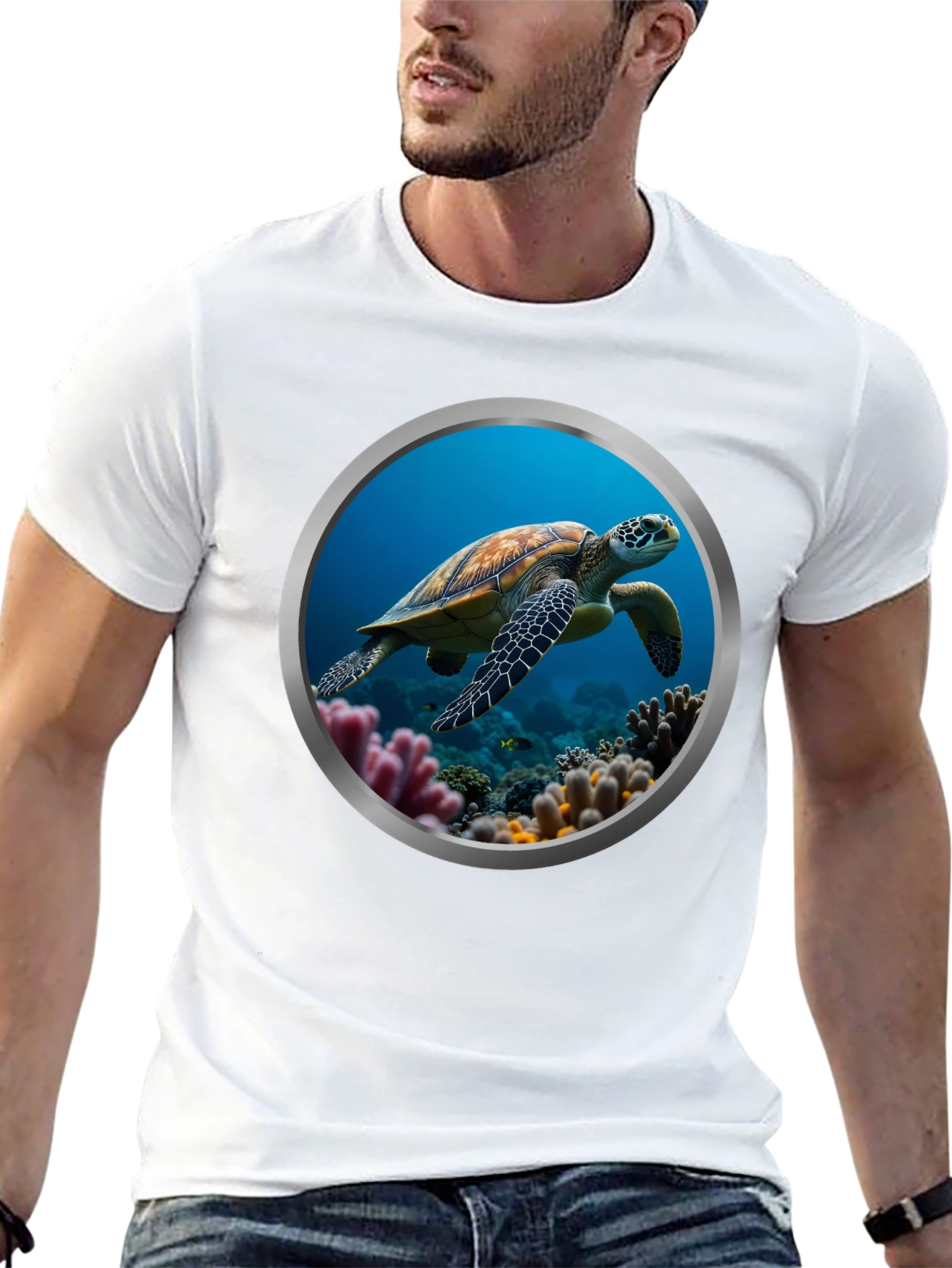 Turtle Graphic Tee - Ocean Life Apparel