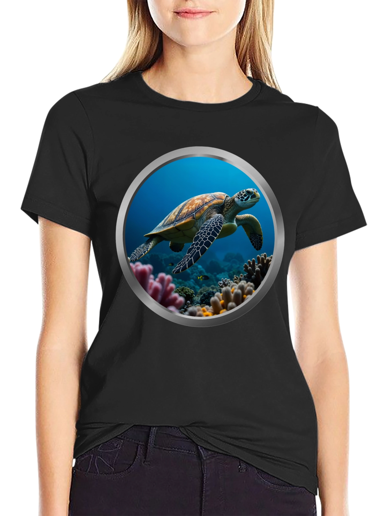 Turtle Graphic Tee - Ocean Life Apparel
