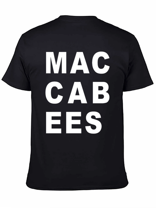 Maccabees Graphic Tee - Black Cotton T-Shirt