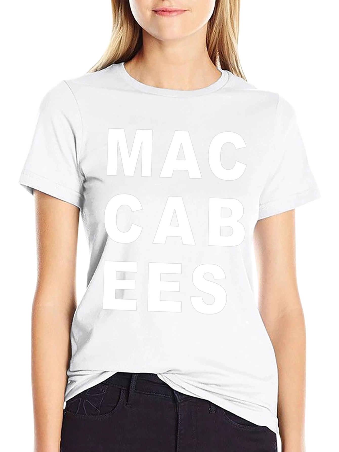 Maccabees Graphic Tee - Black Cotton T-Shirt