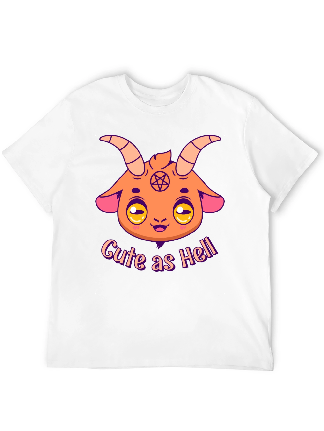 Cute as Hell Baphomet Cartoon T-Shirt
