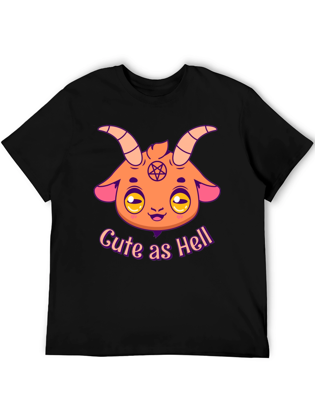 Cute as Hell Baphomet Cartoon T-Shirt