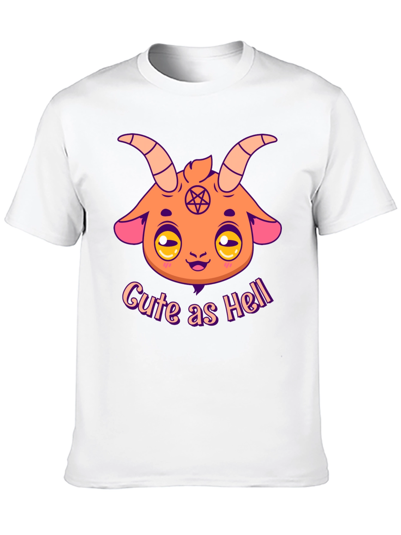 Cute as Hell Baphomet Cartoon T-Shirt