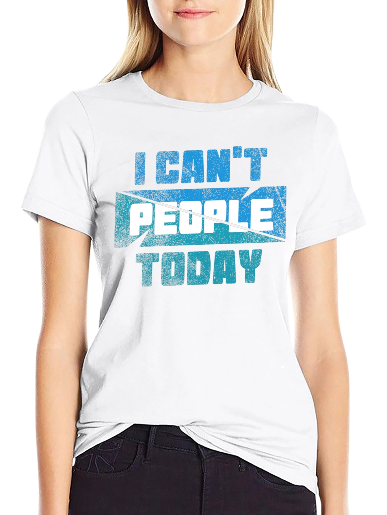 I Cant People Today Graphic Tee