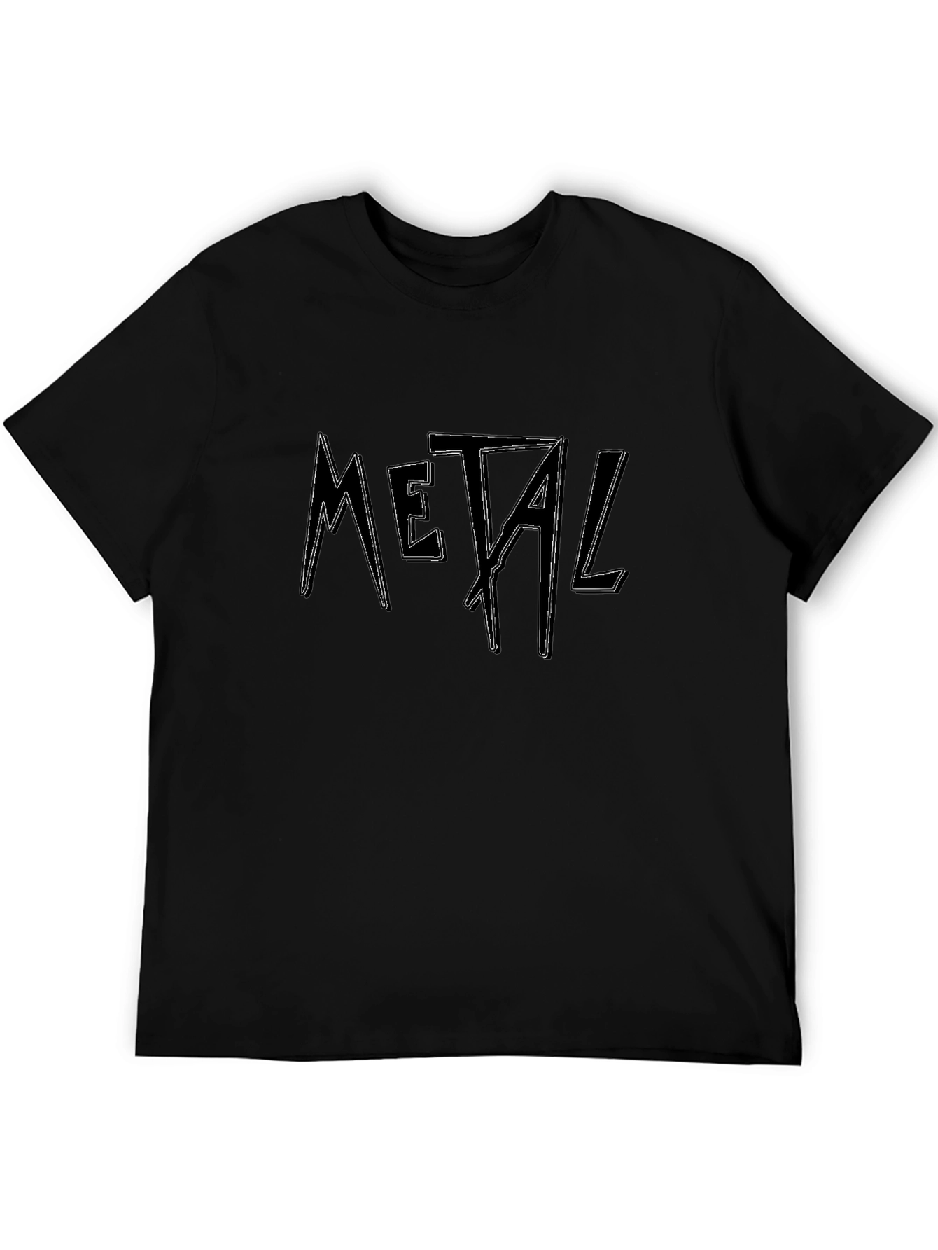 Metal Graphic Black T-Shirt