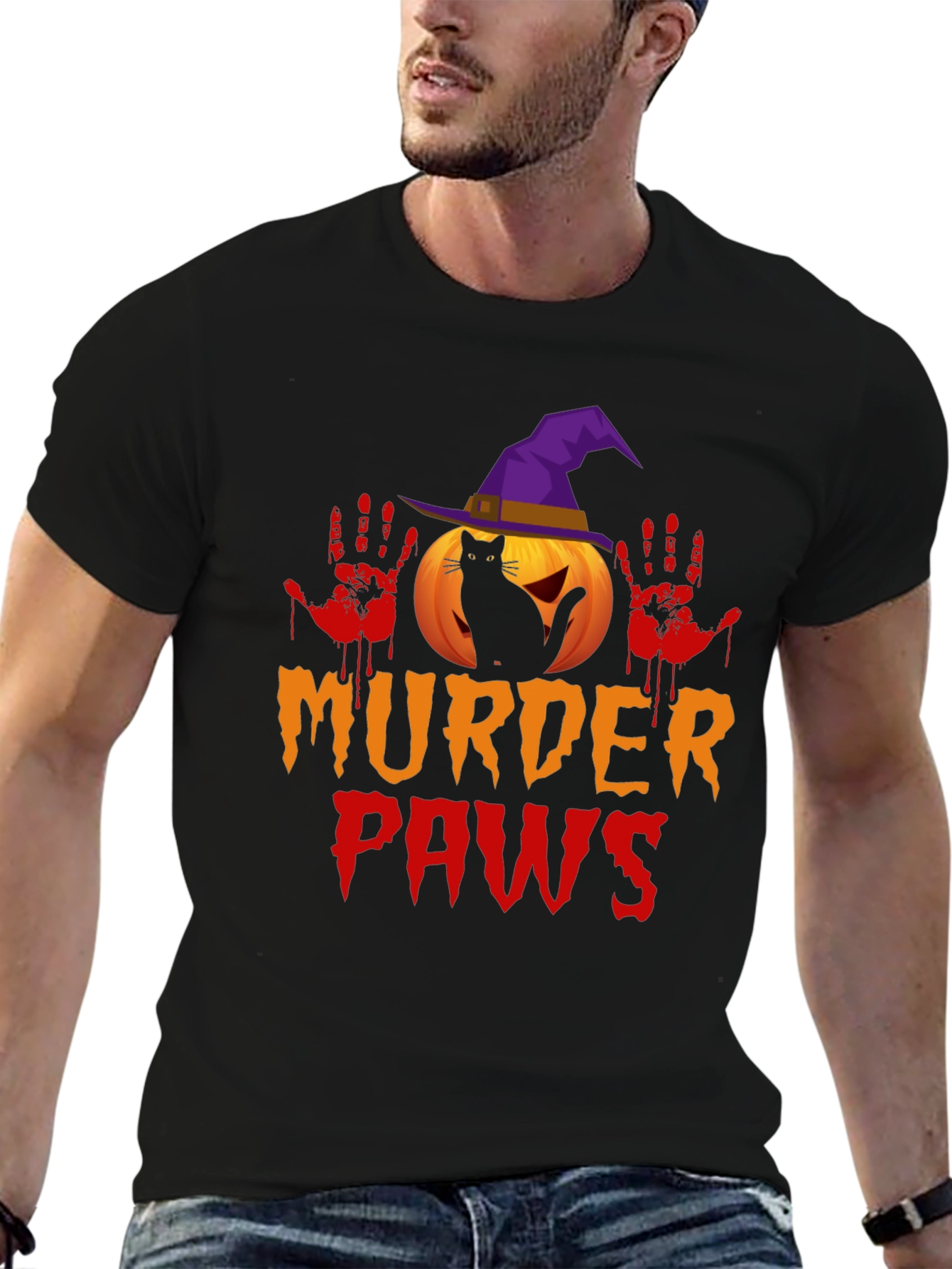 Murder Paws Halloween T-Shirt