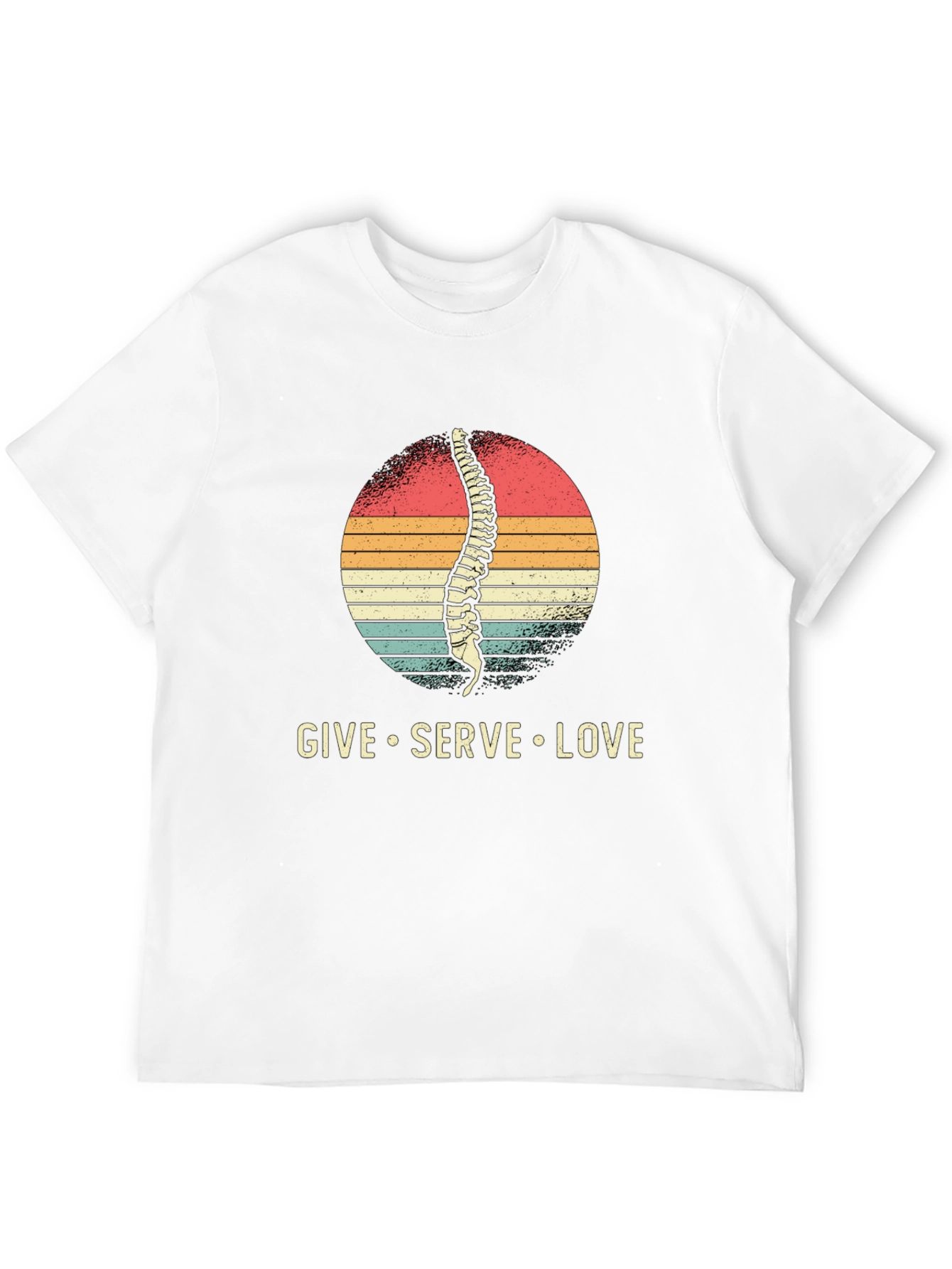 Chiropractor T-Shirt - Spine Give Serve Love
