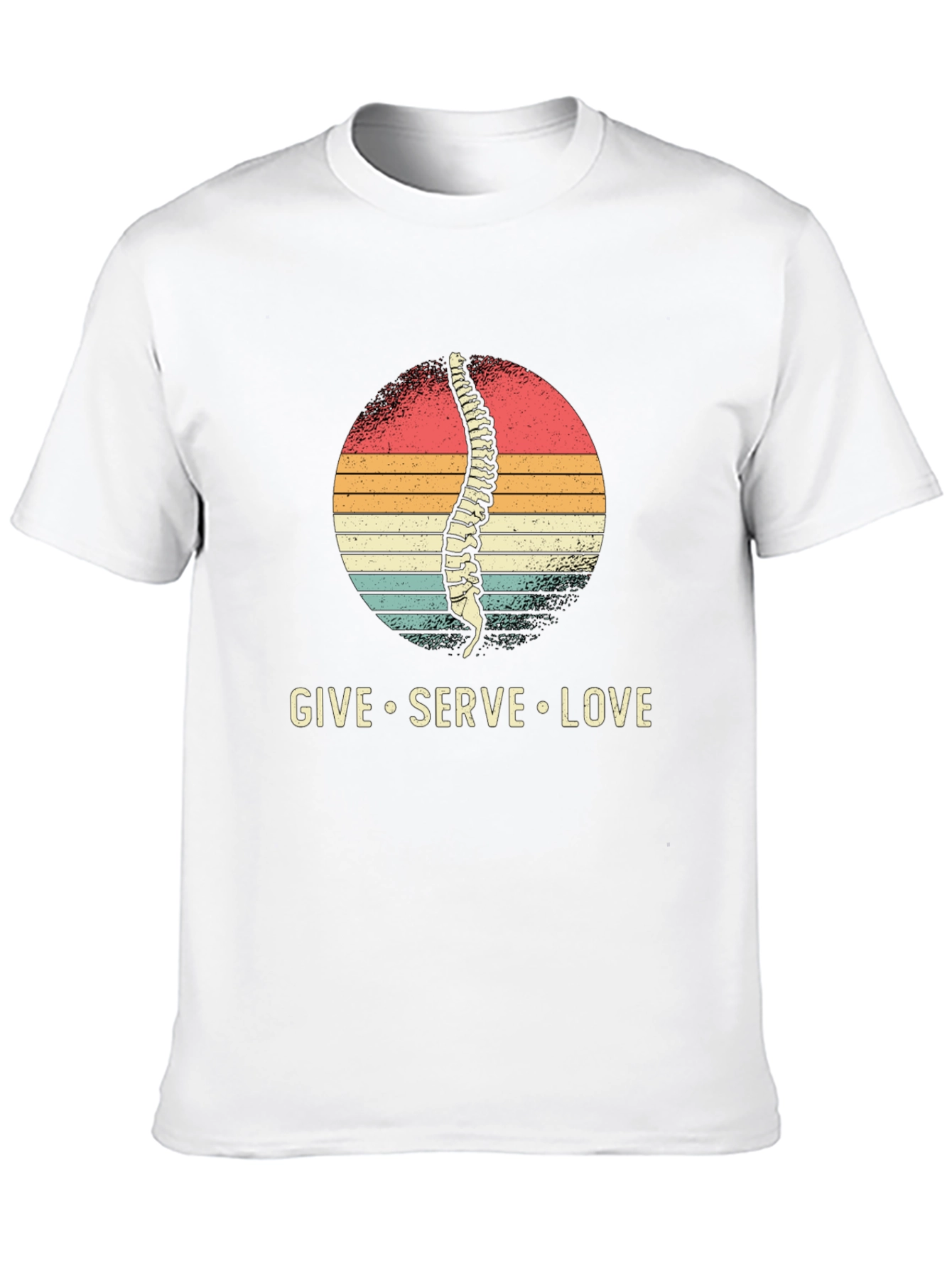 Chiropractor T-Shirt - Spine Give Serve Love