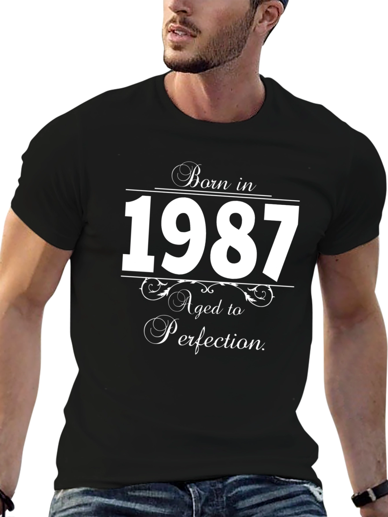 Born in 1987 T-Shirt - Aged to Perfection