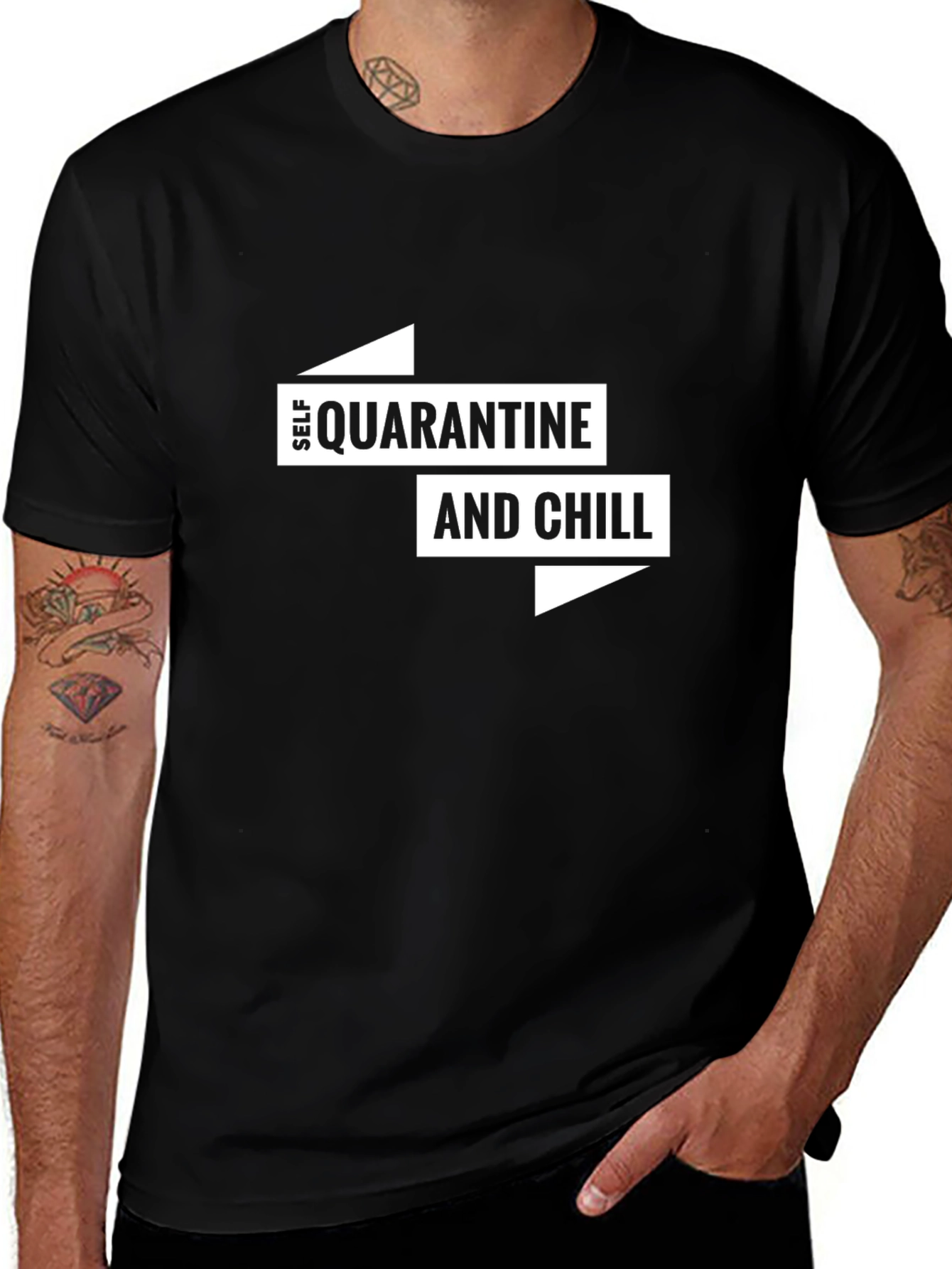 Self Quarantine and Chill Graphic Tee