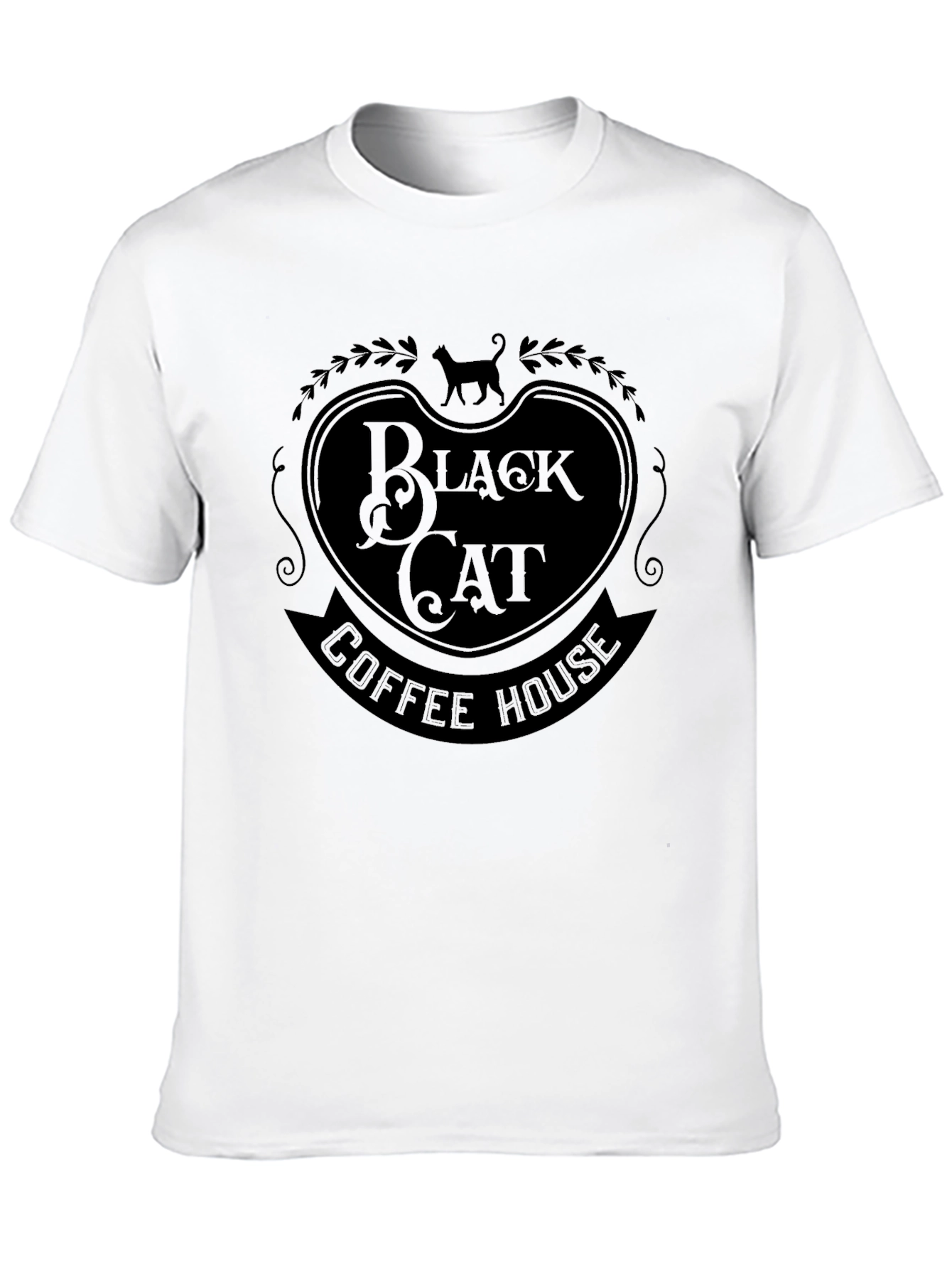 Black Cat Coffee House Graphic Tee