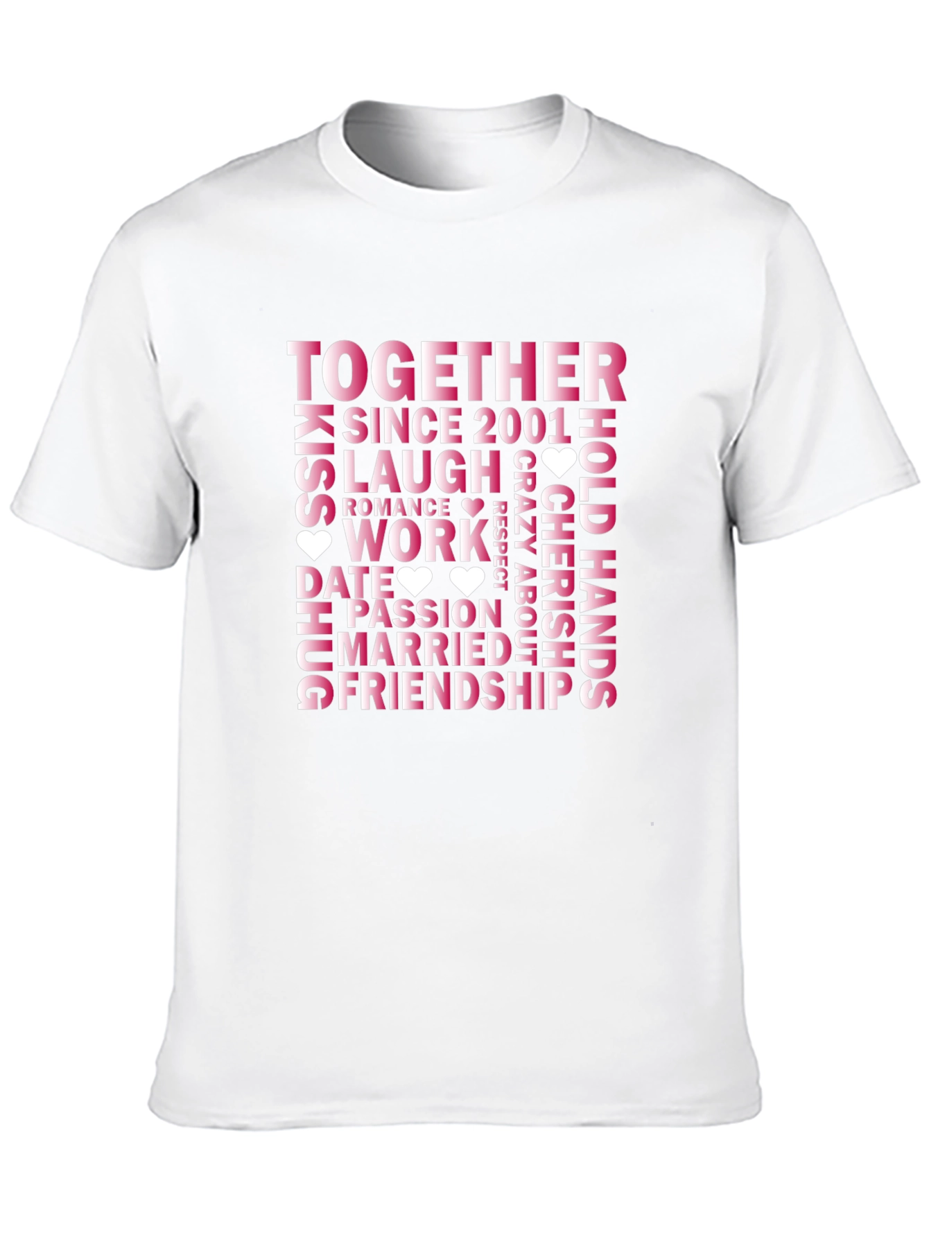 Together Since 2001 Anniversary Tee