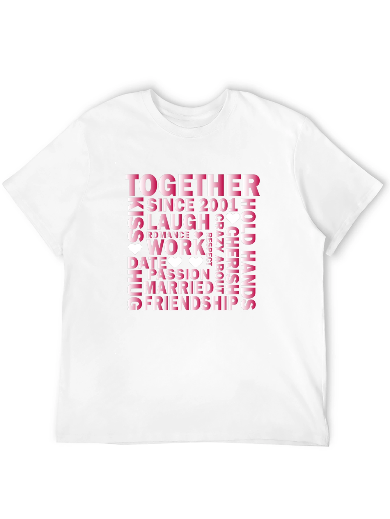Together Since 2001 Anniversary Tee
