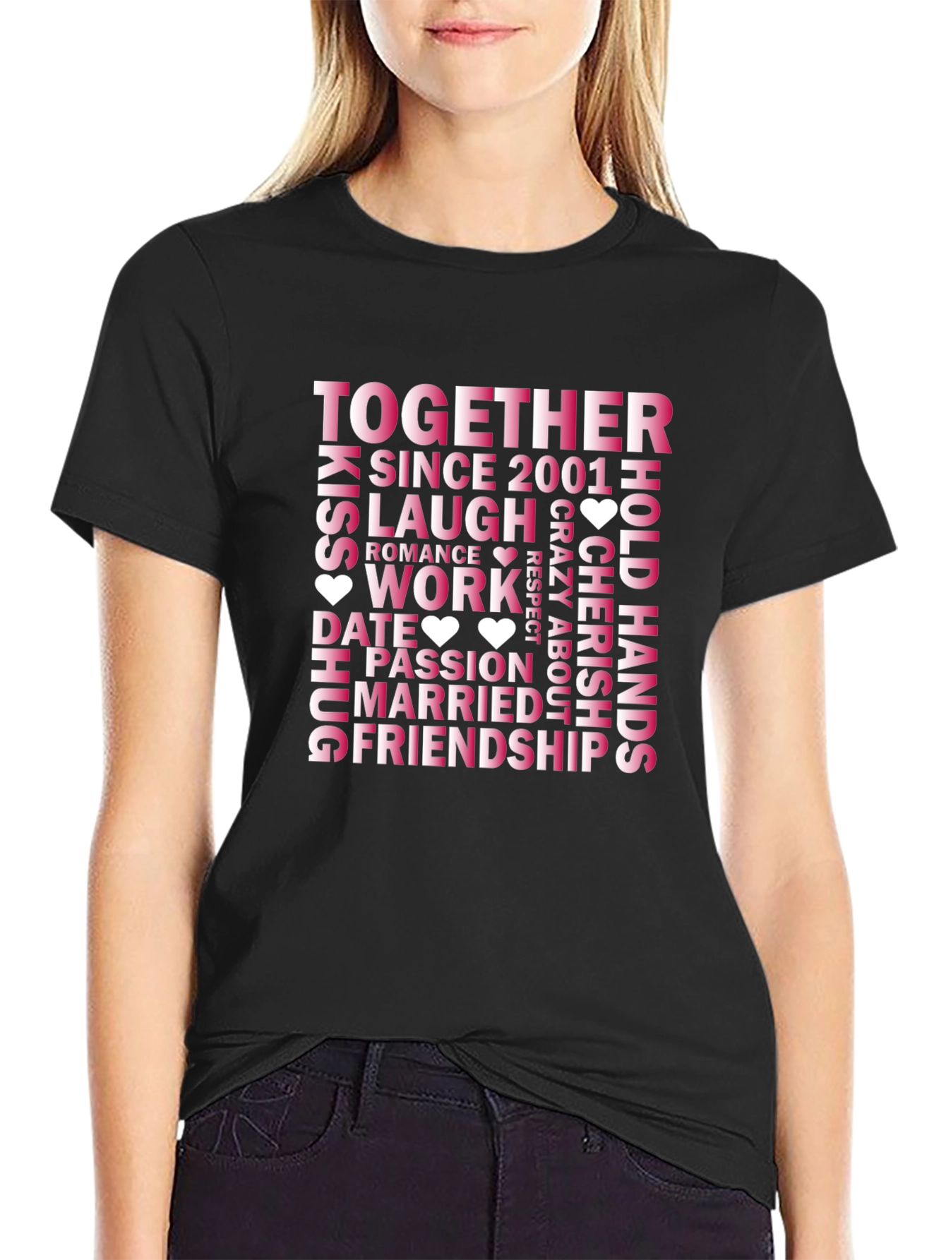 Together Since 2001 Anniversary Tee