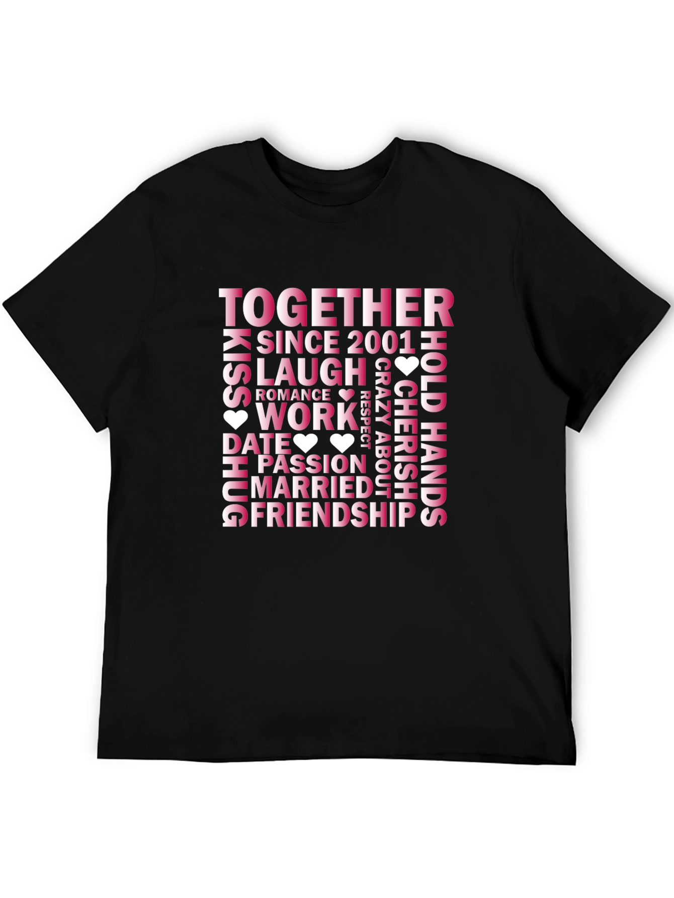 Together Since 2001 Anniversary Tee