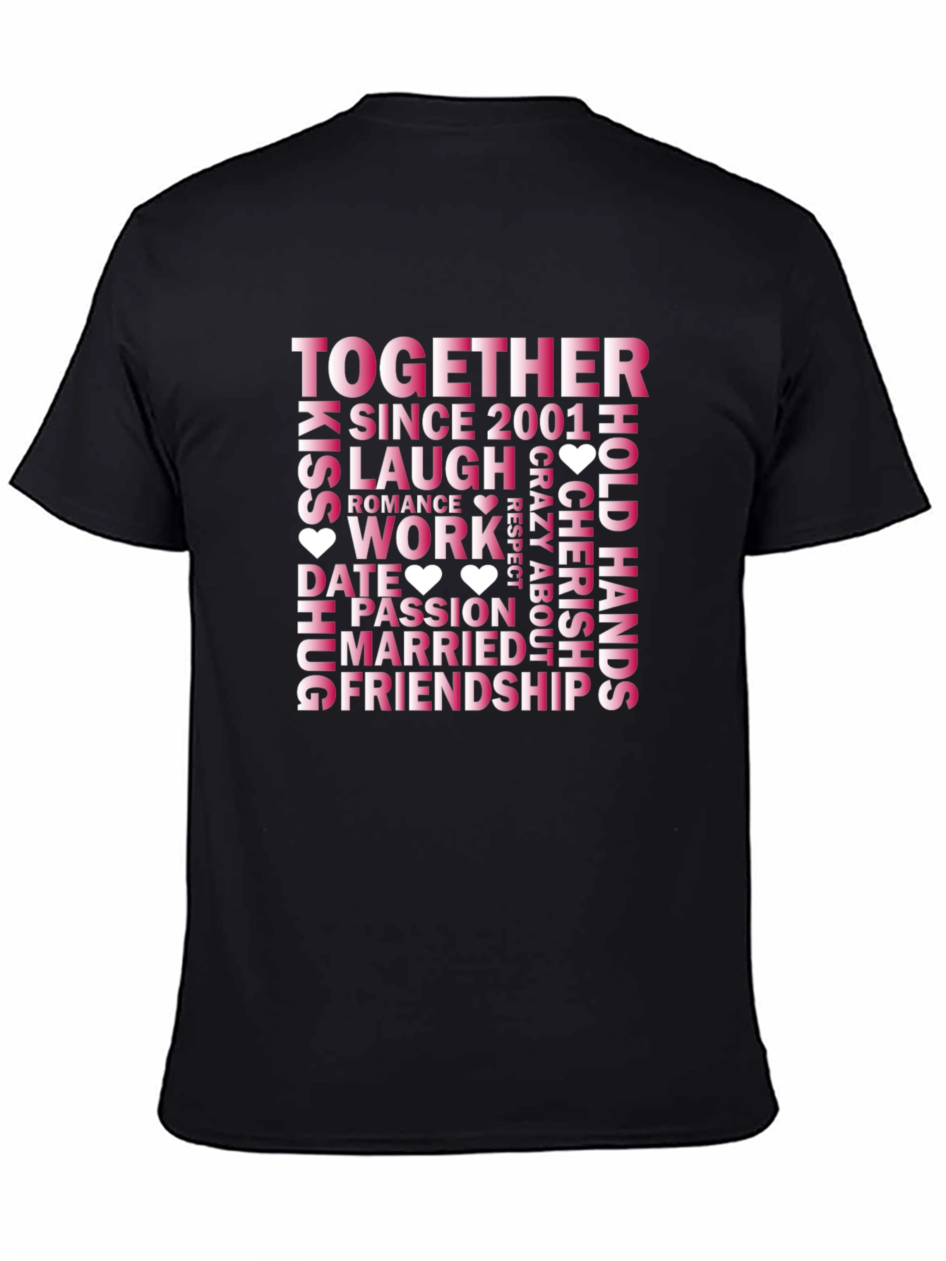 Together Since 2001 Anniversary Tee