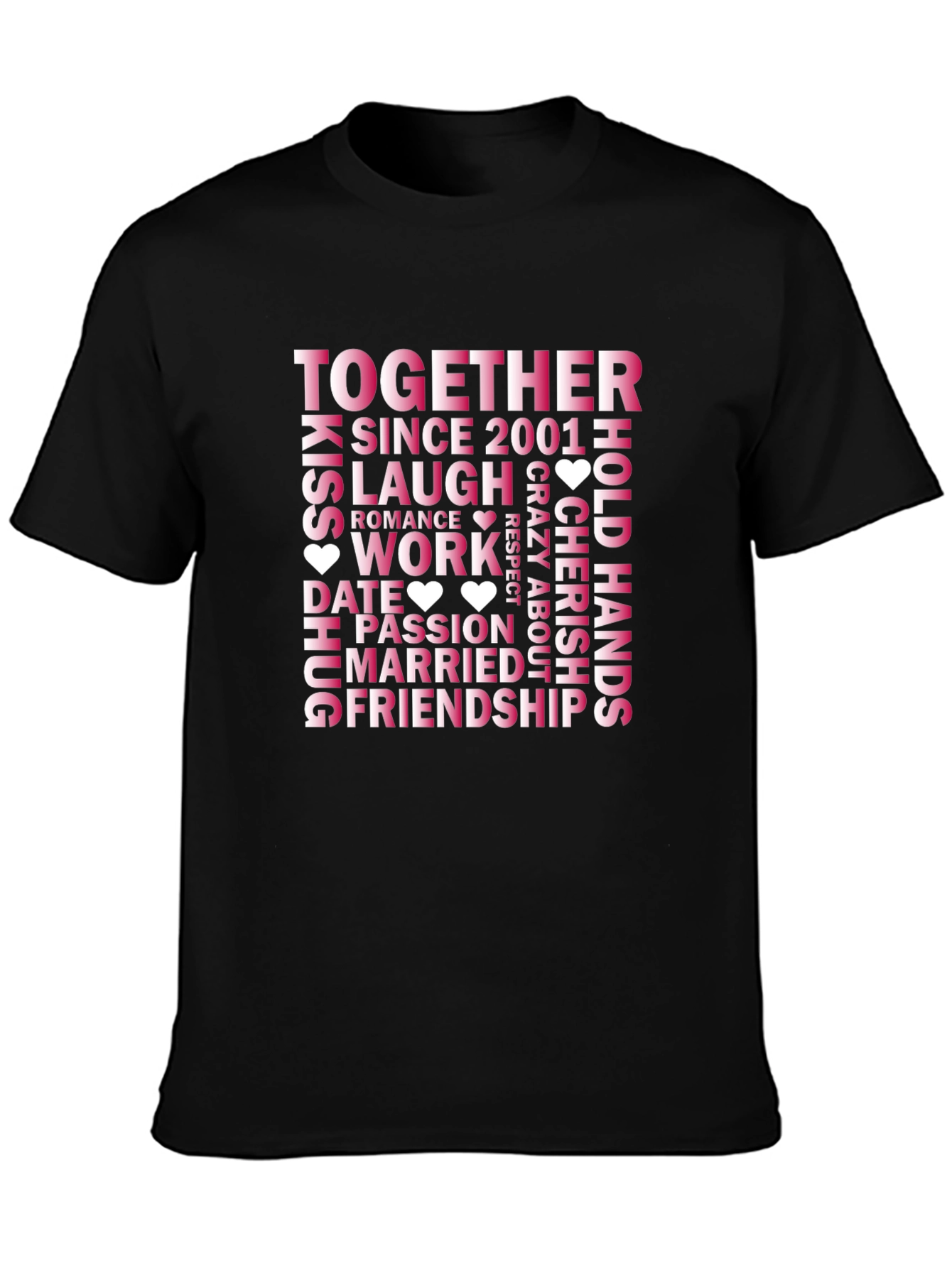 Together Since 2001 Anniversary Tee