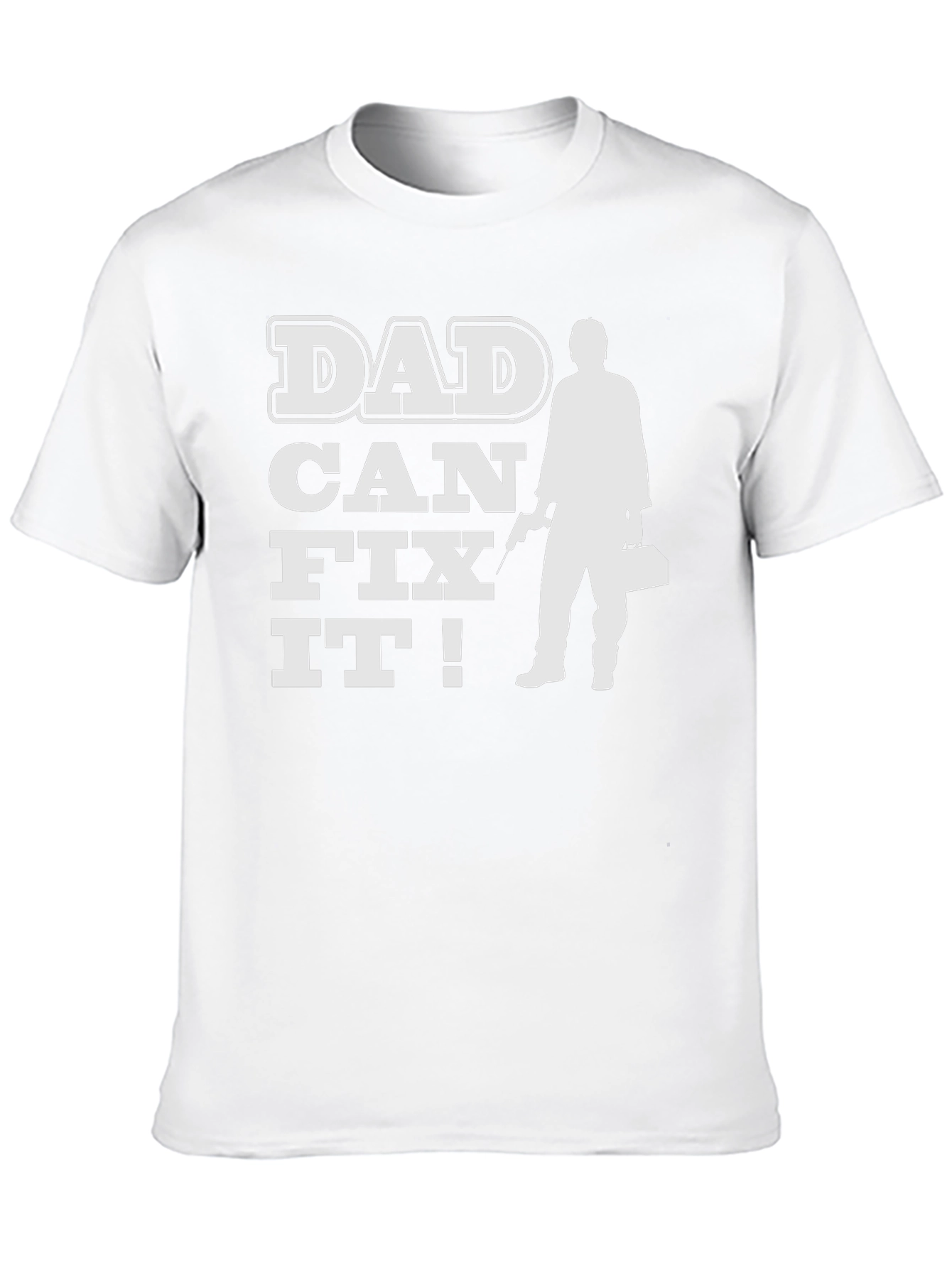 Dad Can Fix It Black T-Shirt