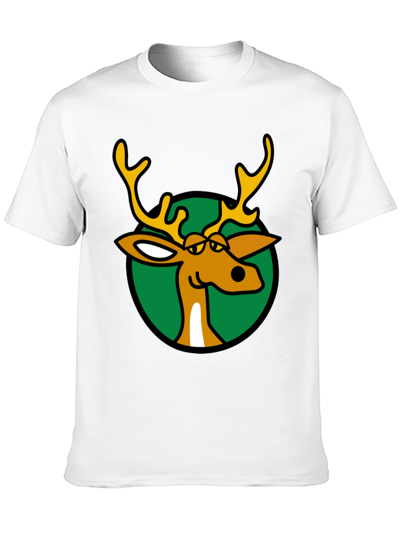 Funny Cartoon Reindeer T-Shirt