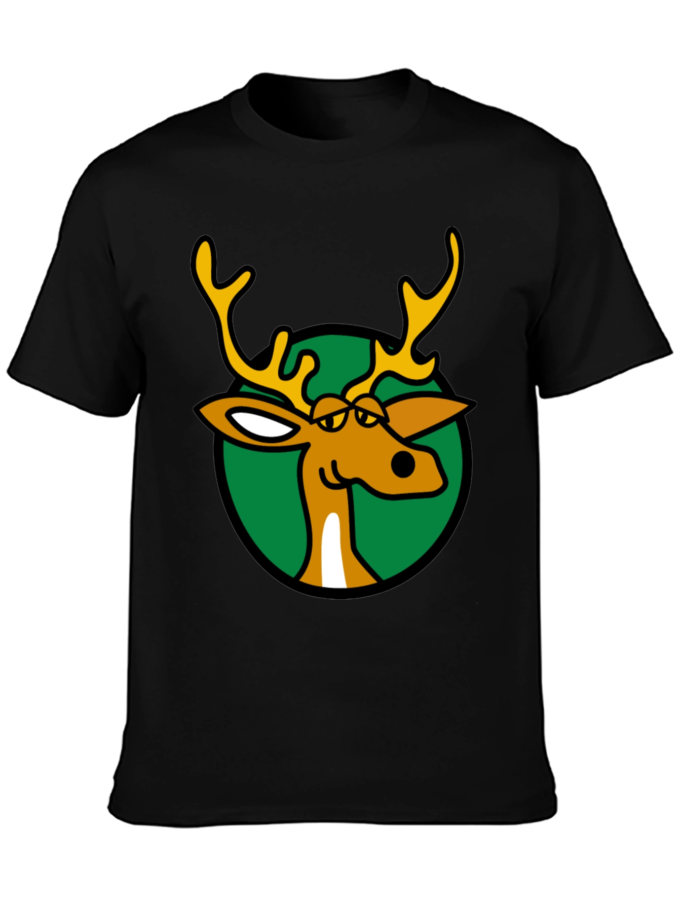 Funny Cartoon Reindeer T-Shirt