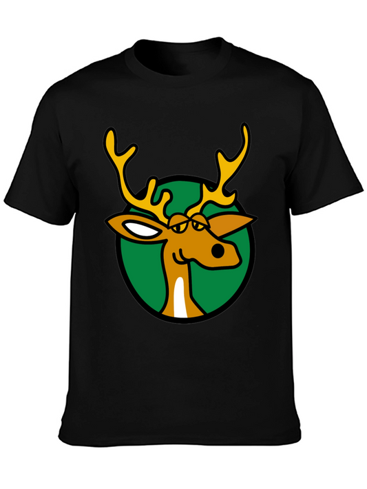Funny Cartoon Reindeer T-Shirt