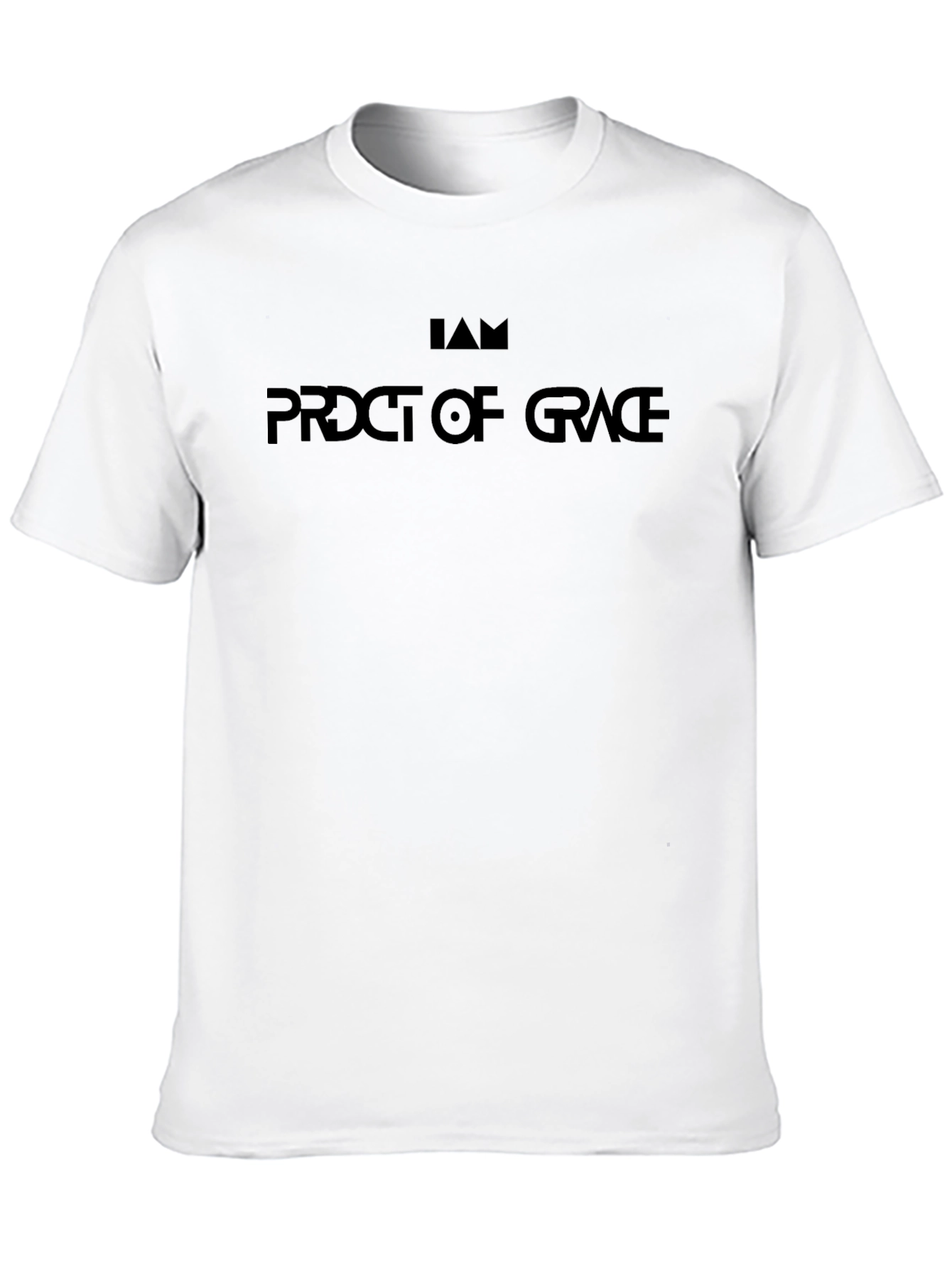 I AM Product of Grace T-Shirt Black