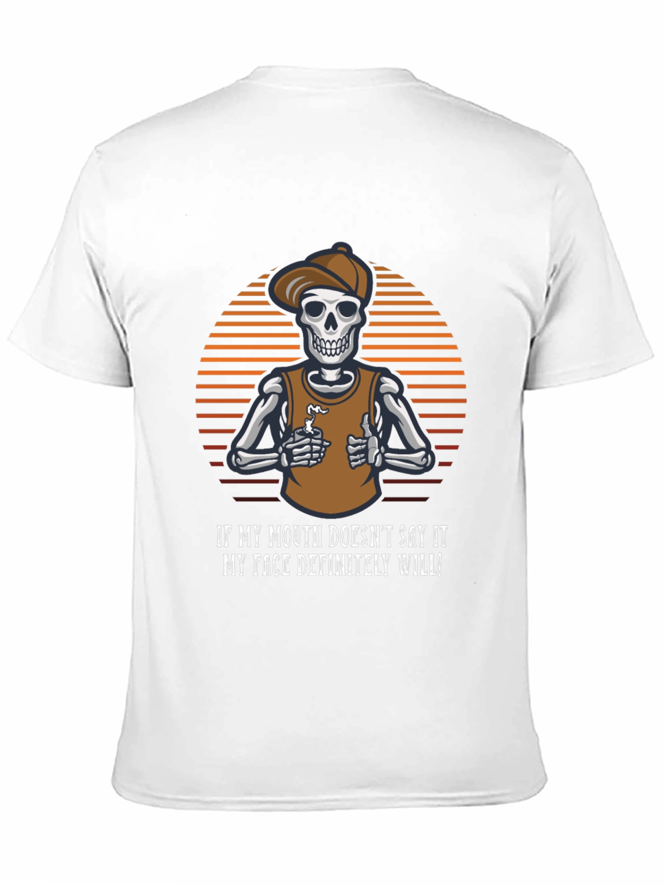 Sarcastic Skeleton T-Shirt - Funny Graphic Tee