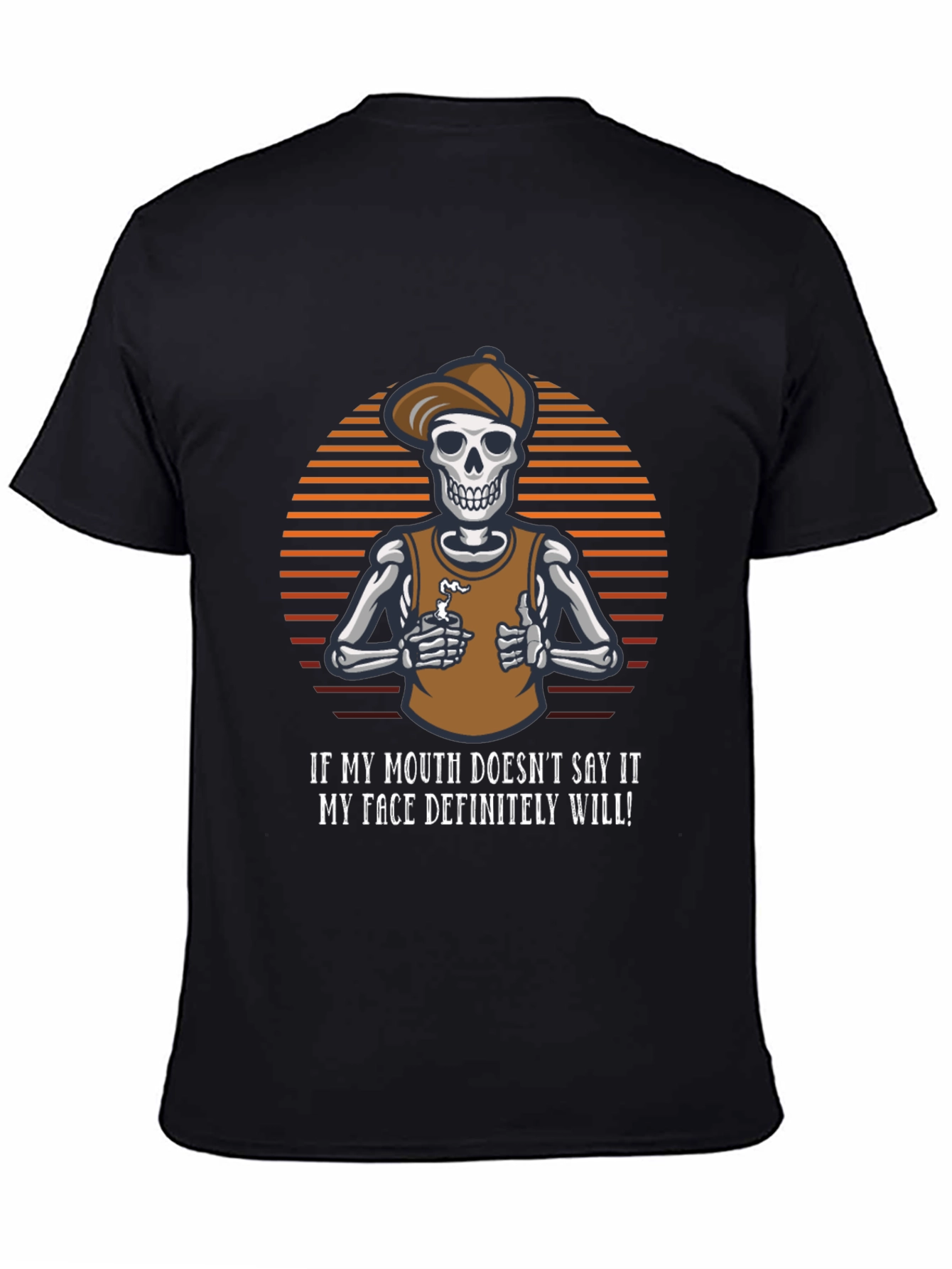 Sarcastic Skeleton T-Shirt - Funny Graphic Tee