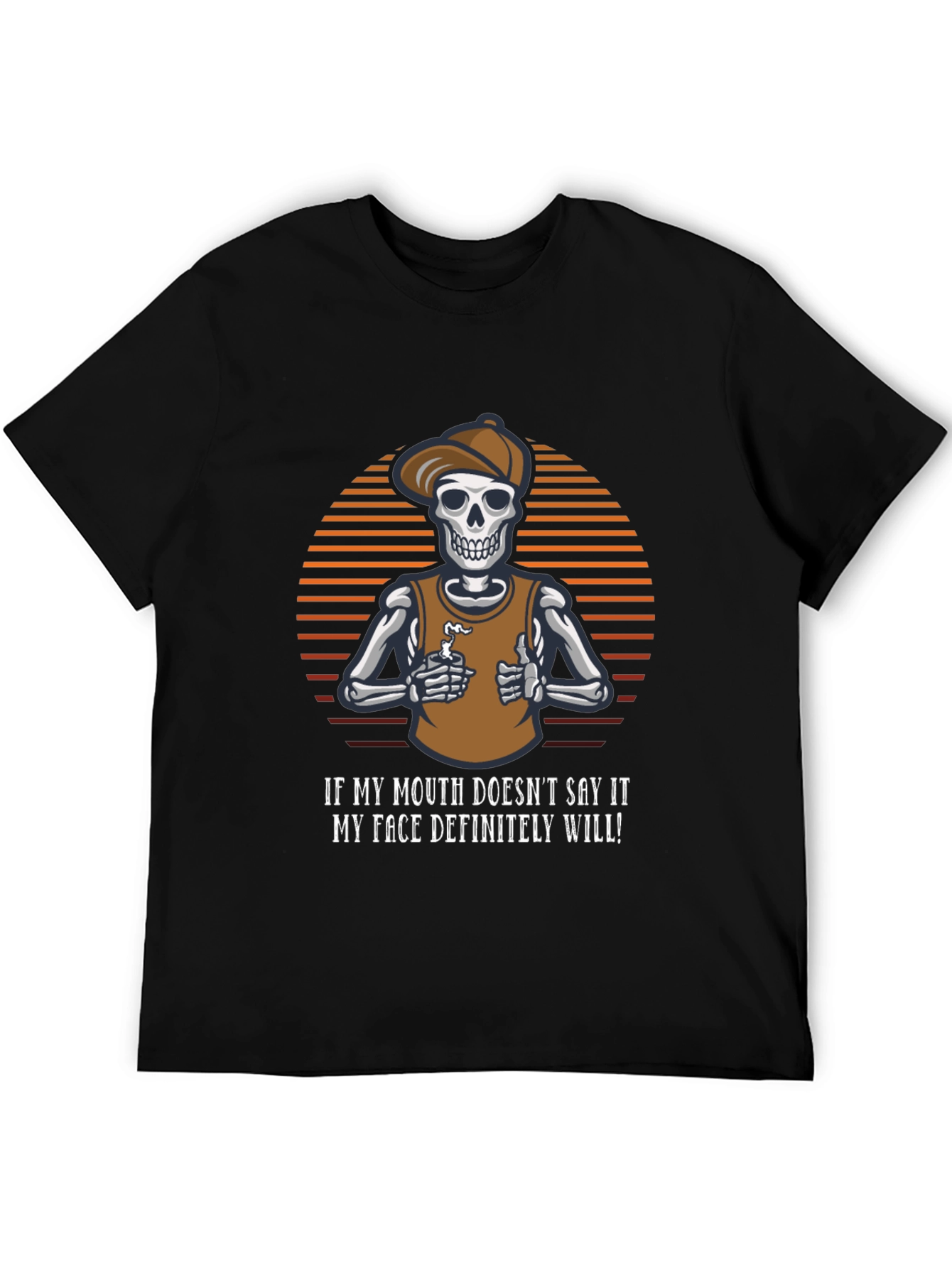 Sarcastic Skeleton T-Shirt - Funny Graphic Tee