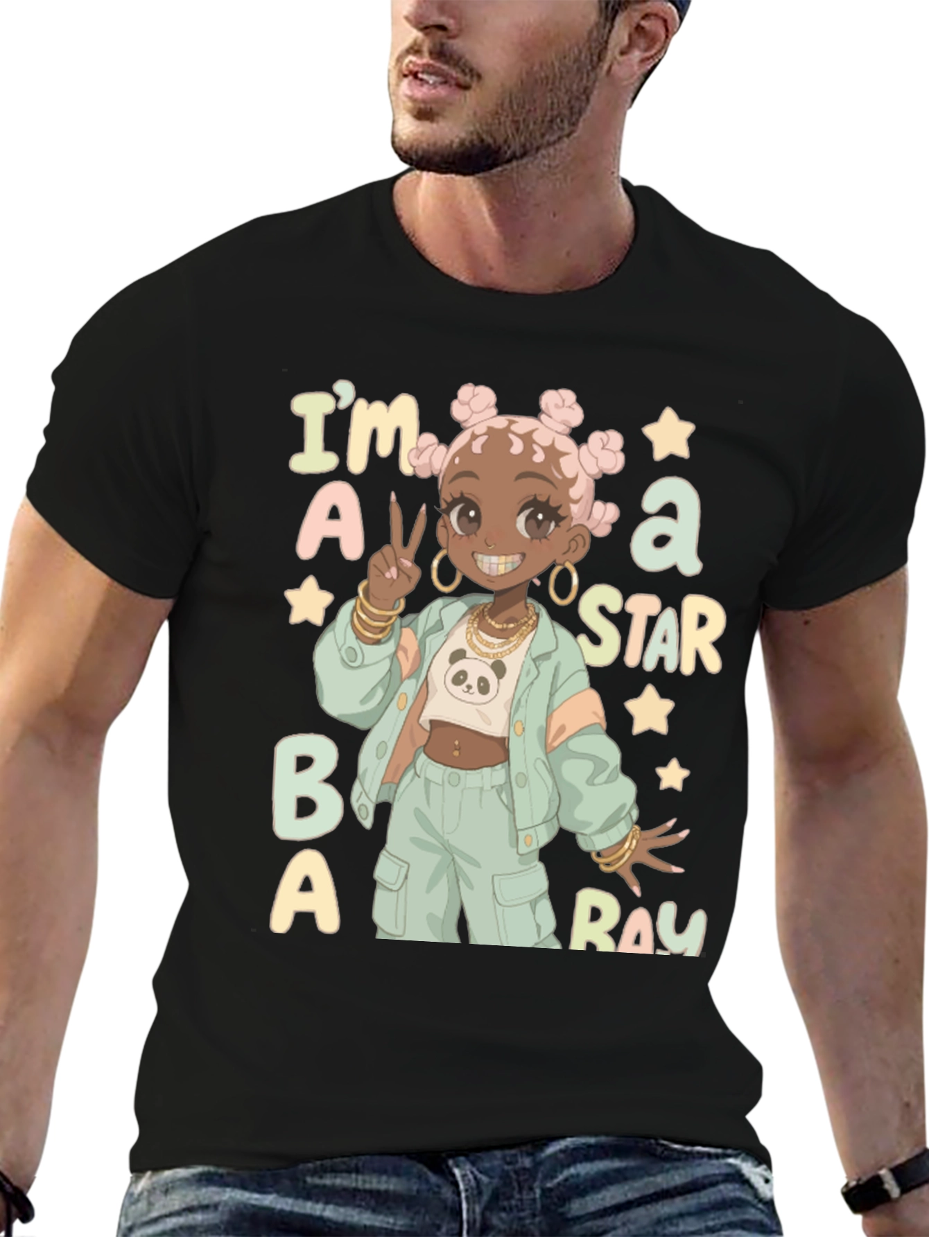 Im A Star Ba Ray T-Shirt - Black