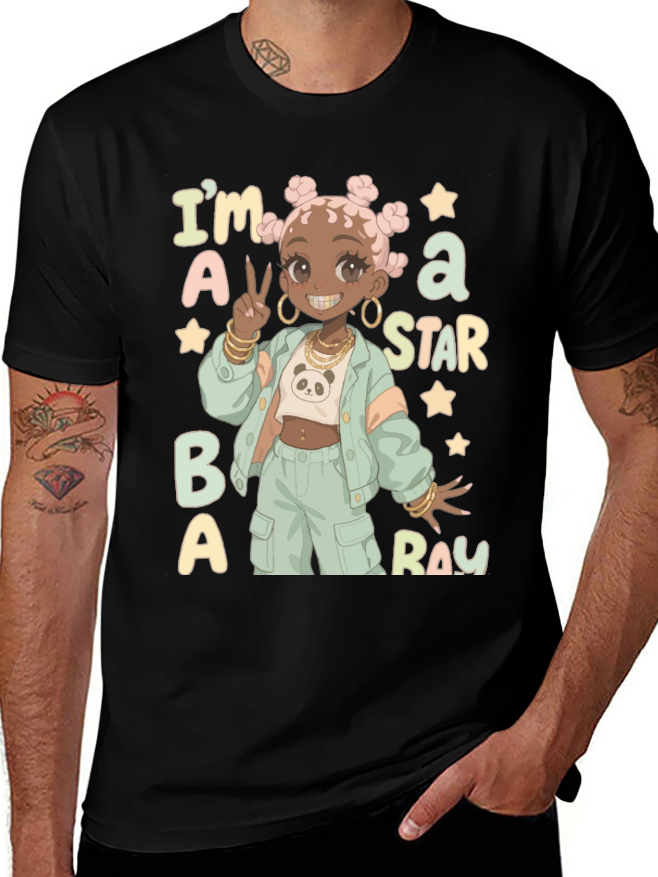 Im A Star Ba Ray T-Shirt - Black