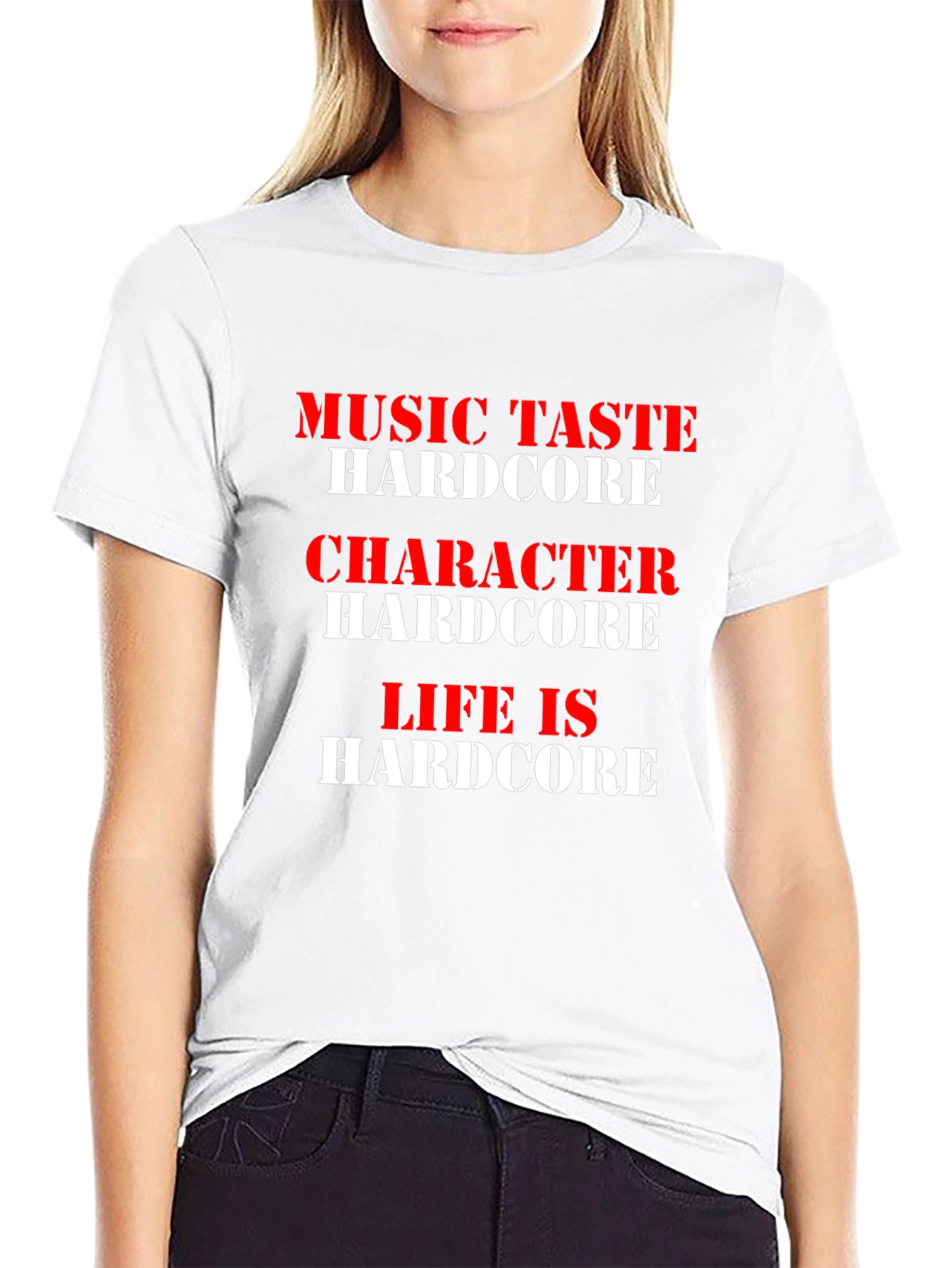 Hardcore T-Shirt - Music Character Life
