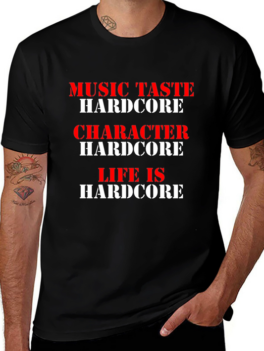 Hardcore T-Shirt - Music Character Life