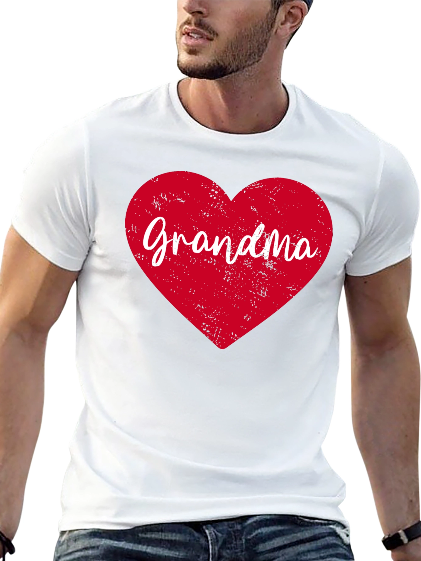 Grandma Heart T-Shirt - Love Grandma Tee