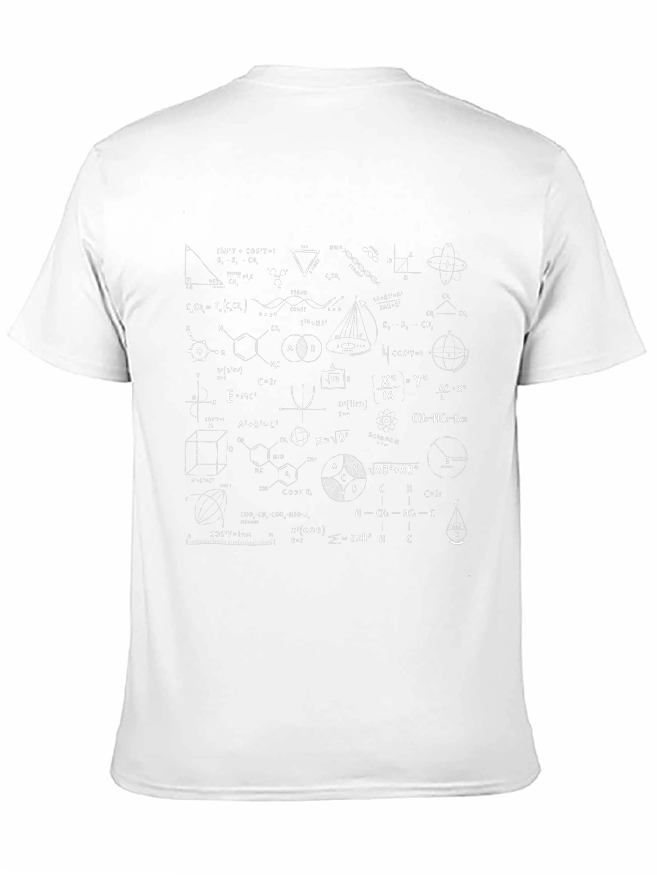 Math Equations Black T-Shirt