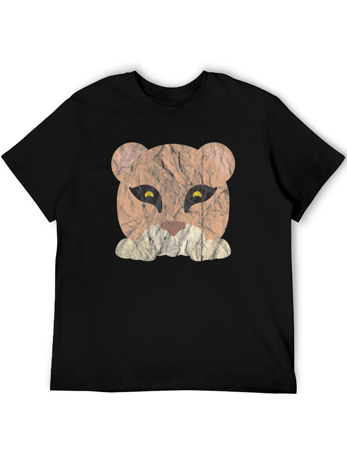 Lioness Graphic Tee - Distressed Design