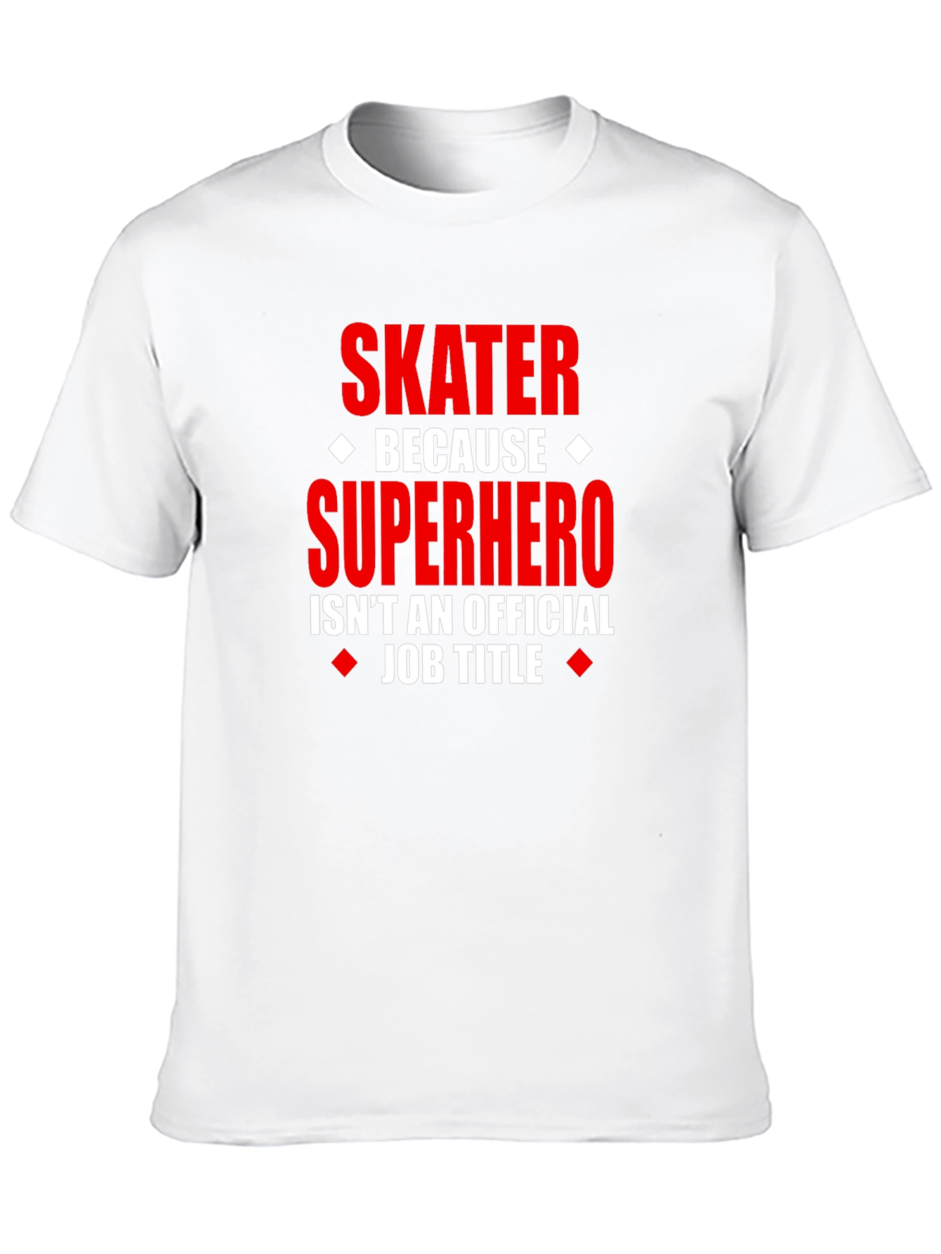 Skater Superhero Graphic Tee - Funny Novelty T-Shirt