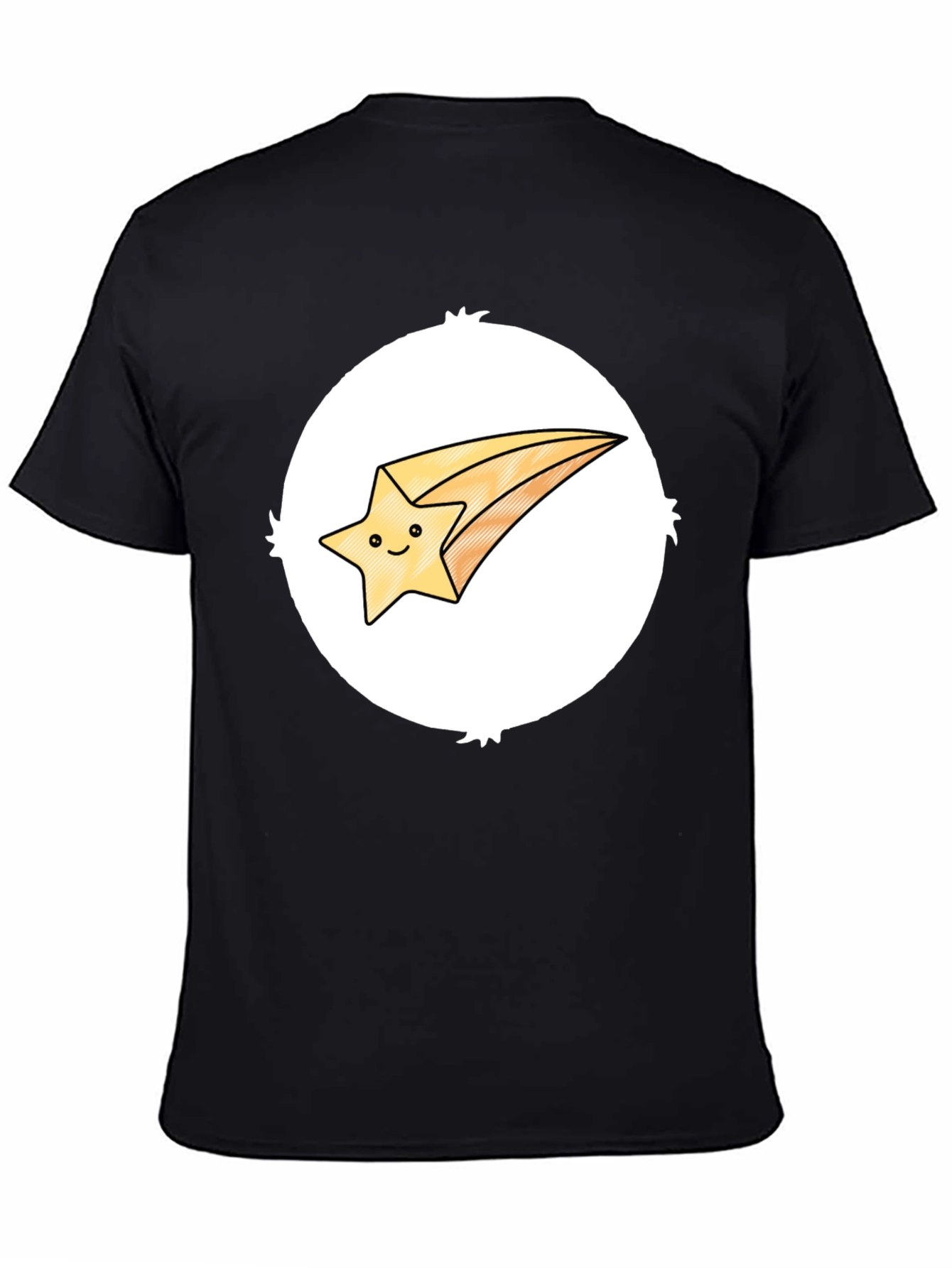Shooting Star Graphic Tee - Black
