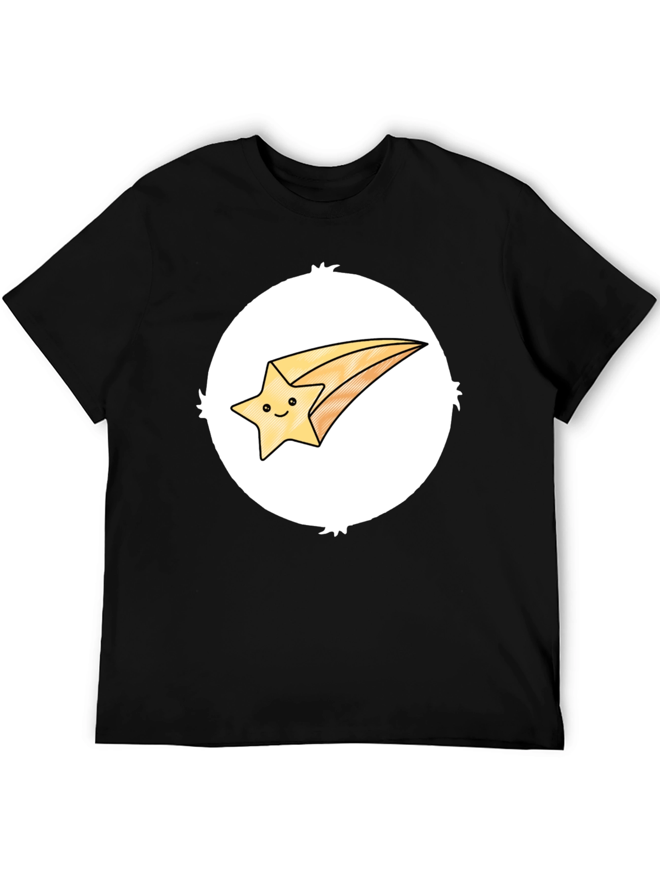 Shooting Star Graphic Tee - Black