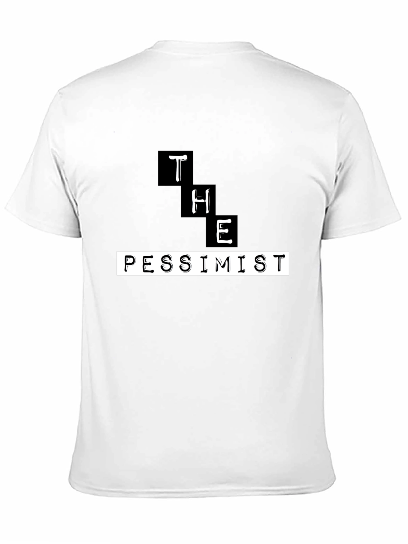 The Pessimist Graphic T-Shirt - Black