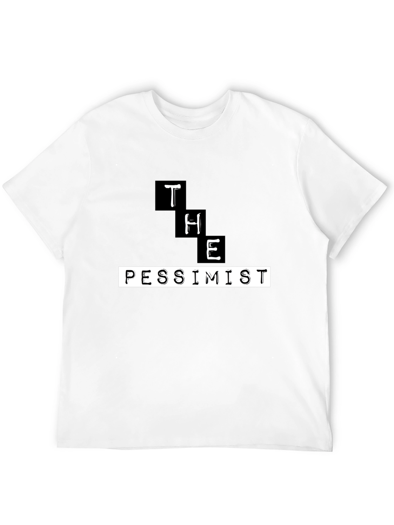 The Pessimist Graphic T-Shirt - Black