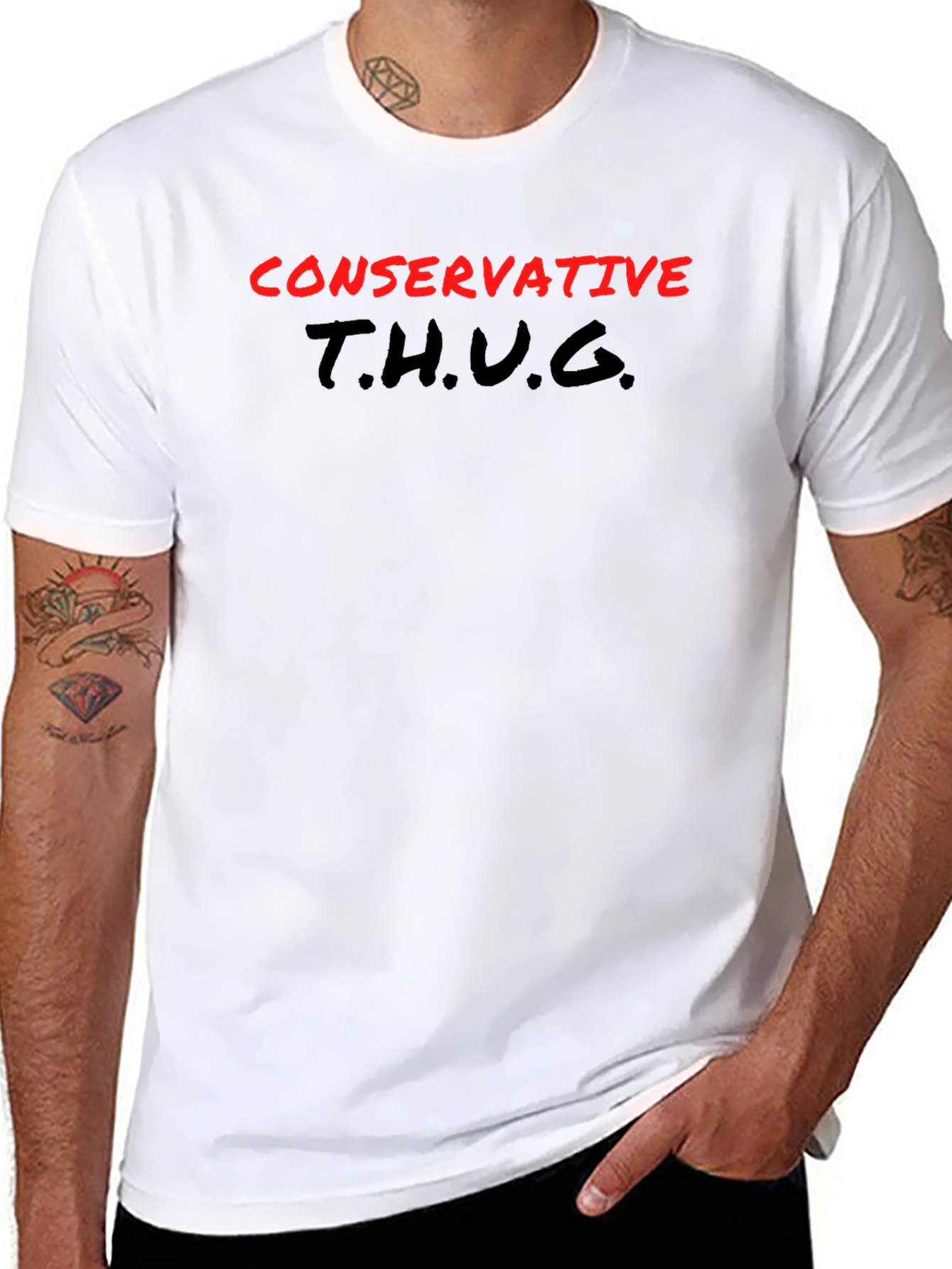 Conservative T.H.U.G. Black T-Shirt