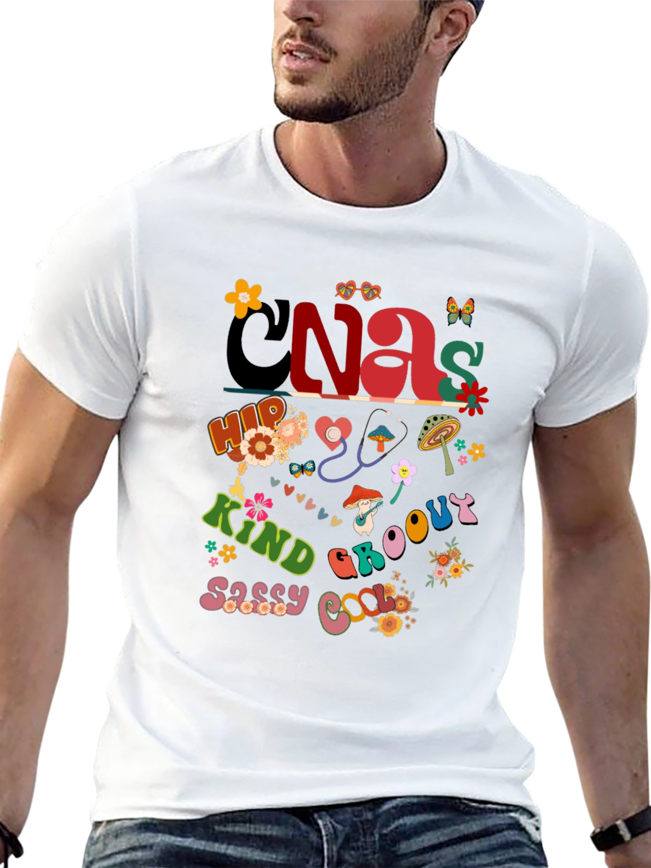 CNA Groovy Retro Tee