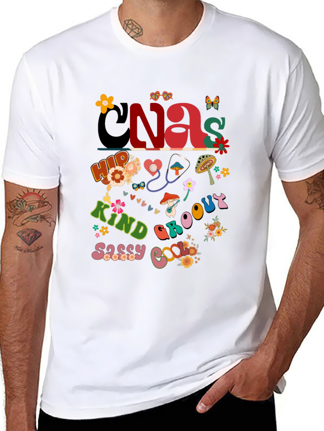 CNA Groovy Retro Tee