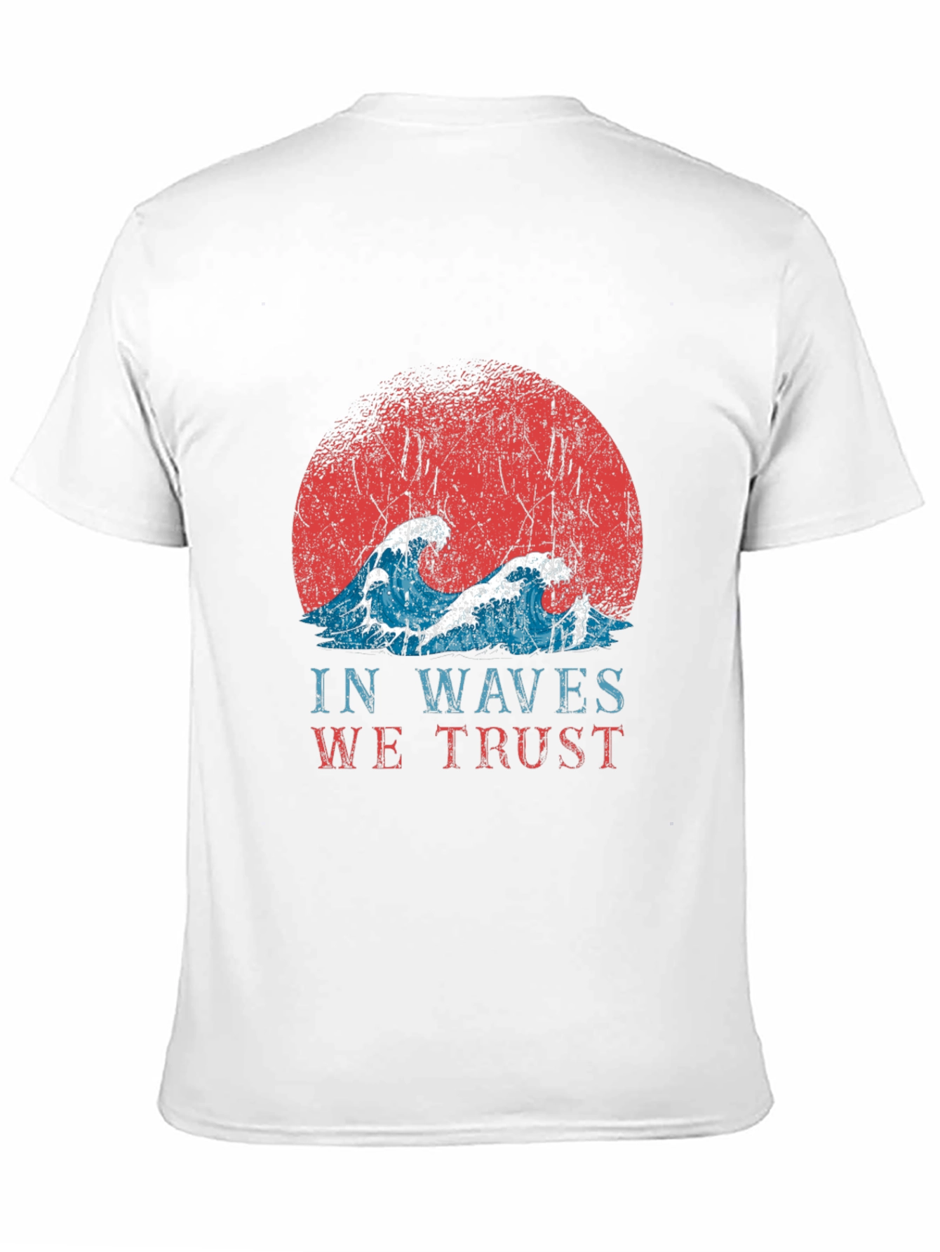 Retro In Waves We Trust Graphic Tee