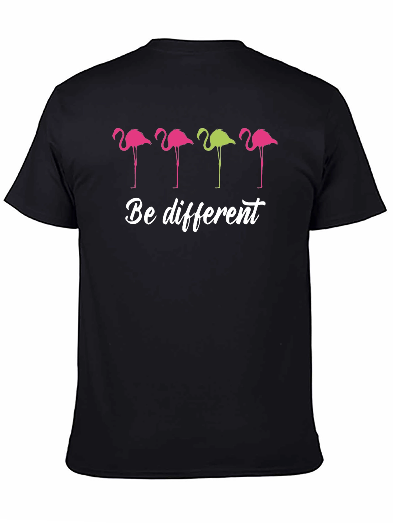 Be Different Flamingo Graphic T-Shirt