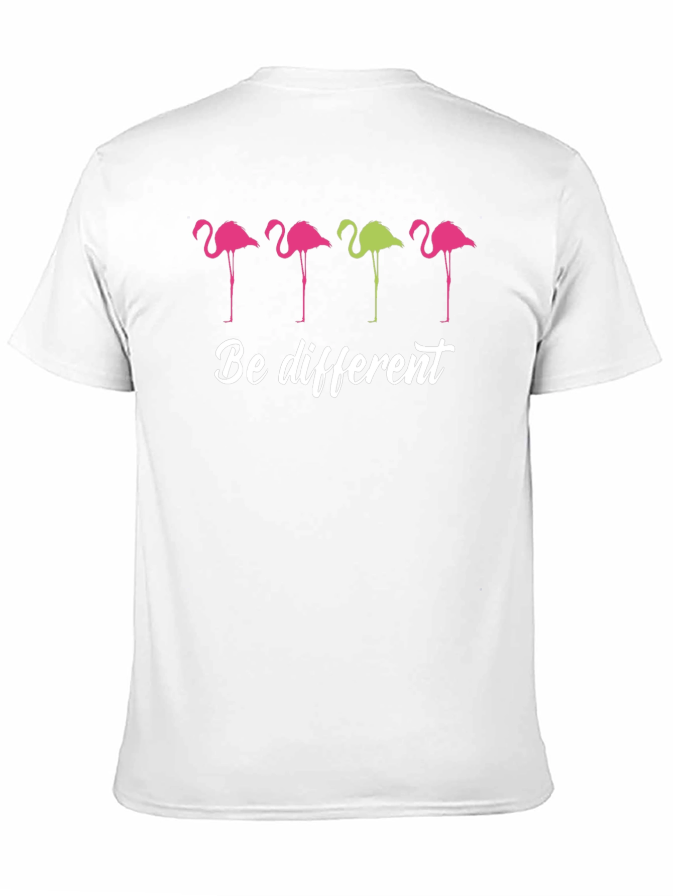 Be Different Flamingo Graphic T-Shirt